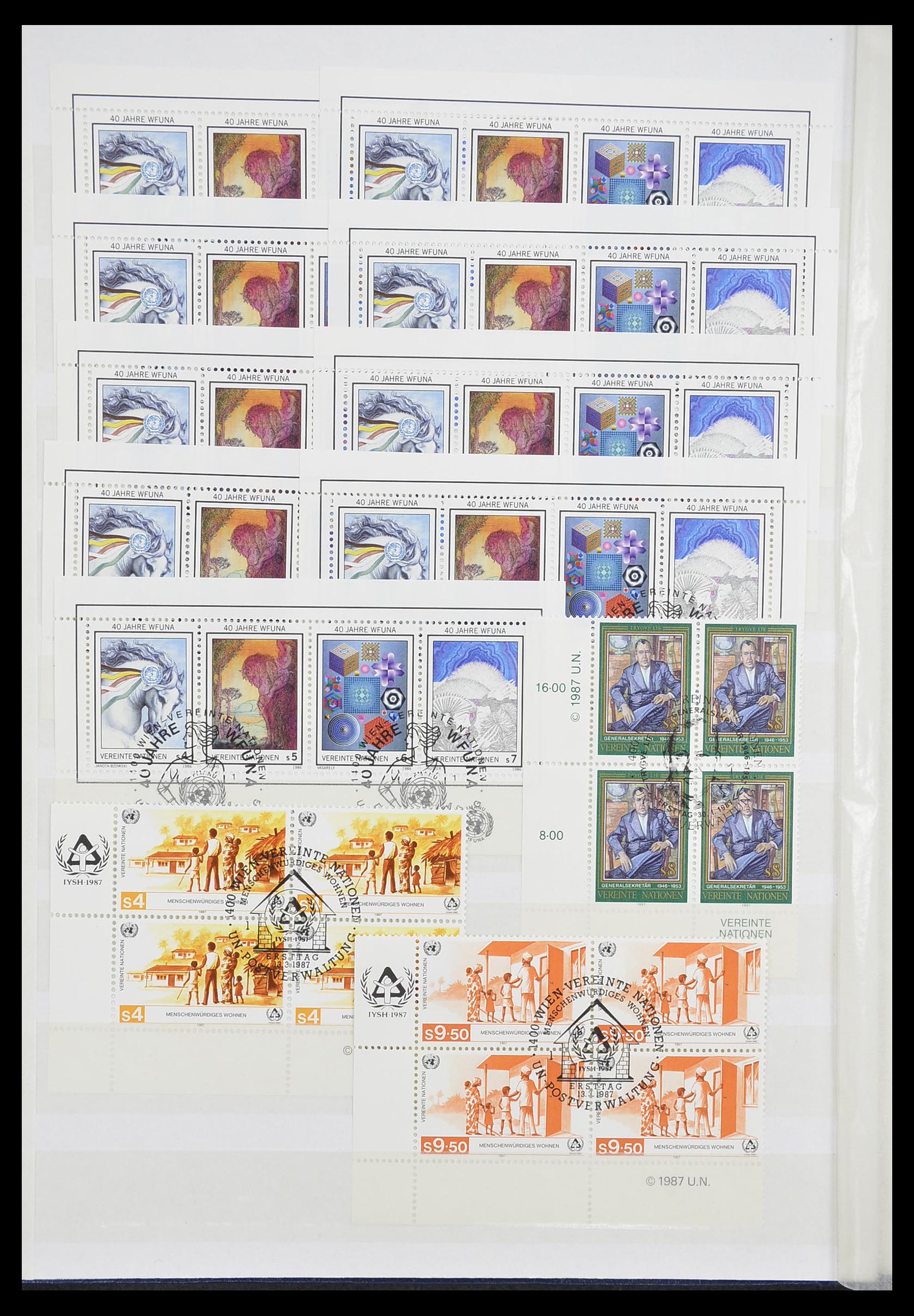 33535 346 - Postzegelverzameling 33535 Verenigde Naties 1951-2008.