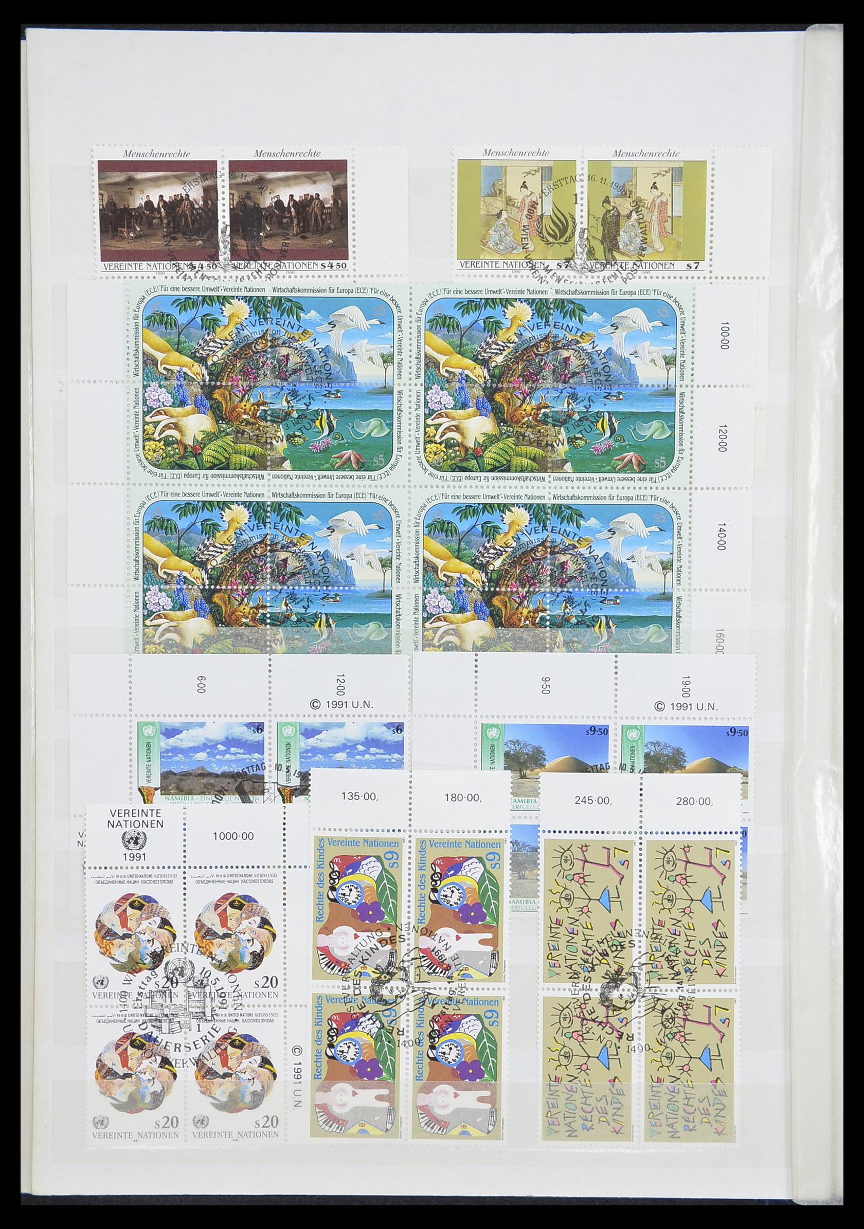33535 352 - Postzegelverzameling 33535 Verenigde Naties 1951-2008.