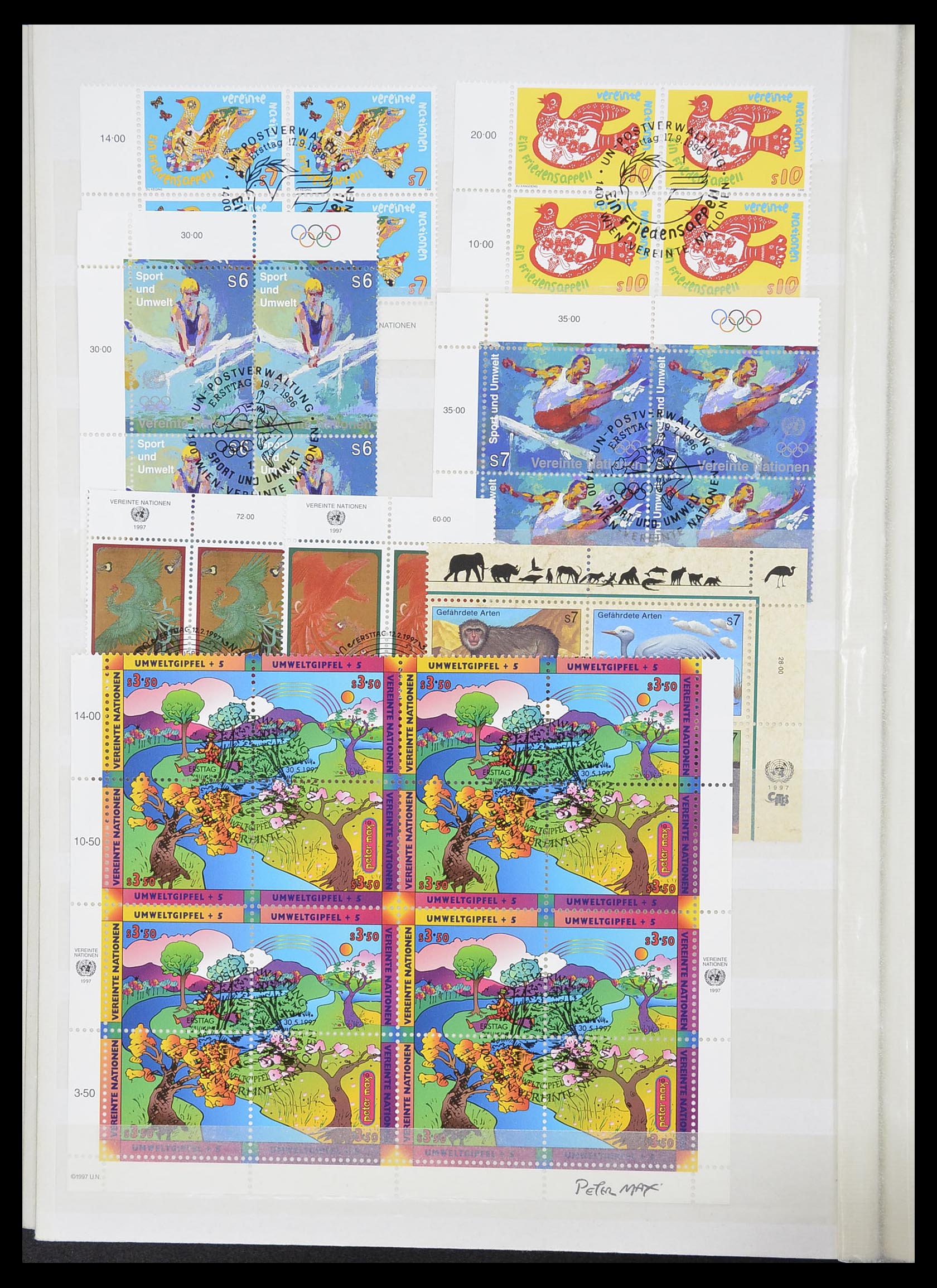 33535 361 - Postzegelverzameling 33535 Verenigde Naties 1951-2008.