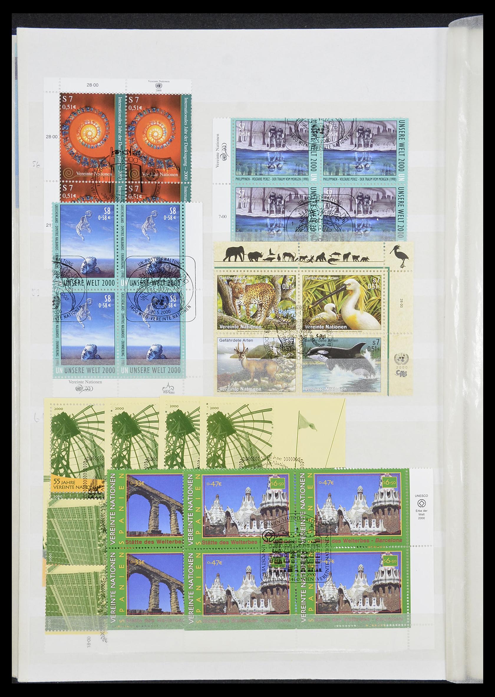 33535 367 - Postzegelverzameling 33535 Verenigde Naties 1951-2008.