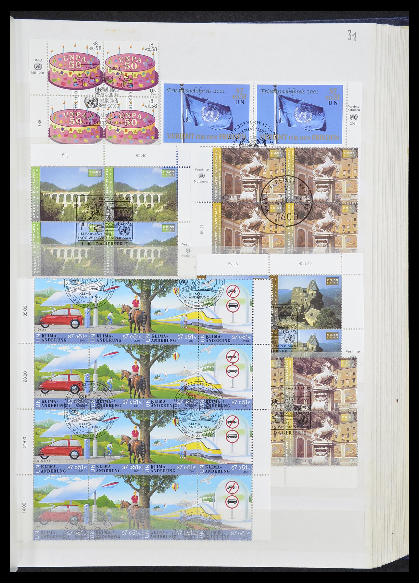 33535 370 - Postzegelverzameling 33535 Verenigde Naties 1951-2008.