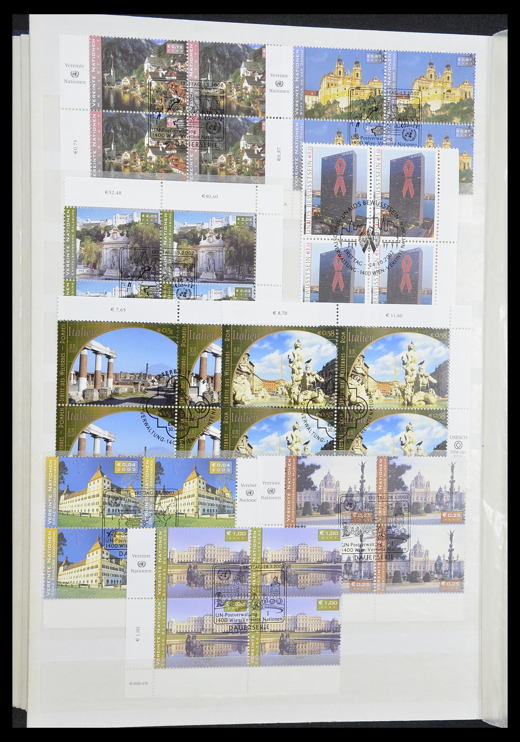 33535 371 - Postzegelverzameling 33535 Verenigde Naties 1951-2008.