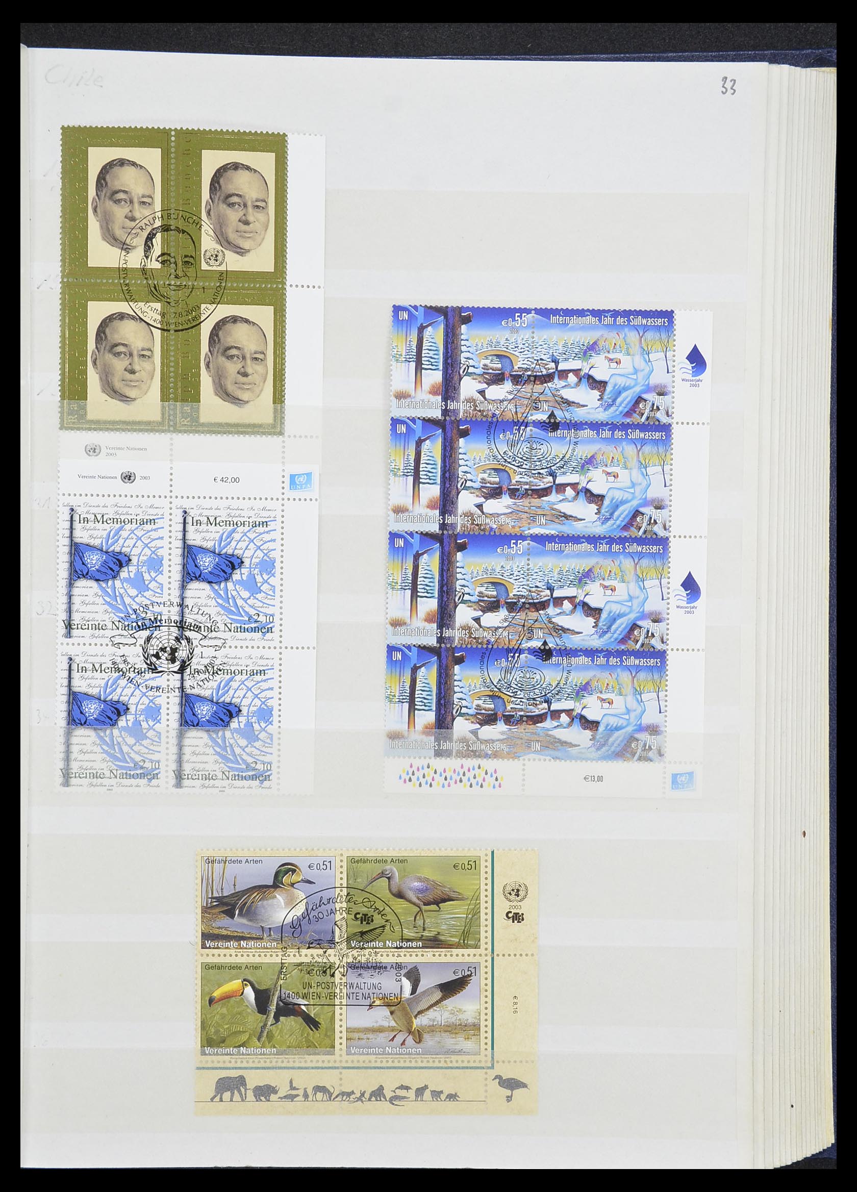 33535 372 - Postzegelverzameling 33535 Verenigde Naties 1951-2008.