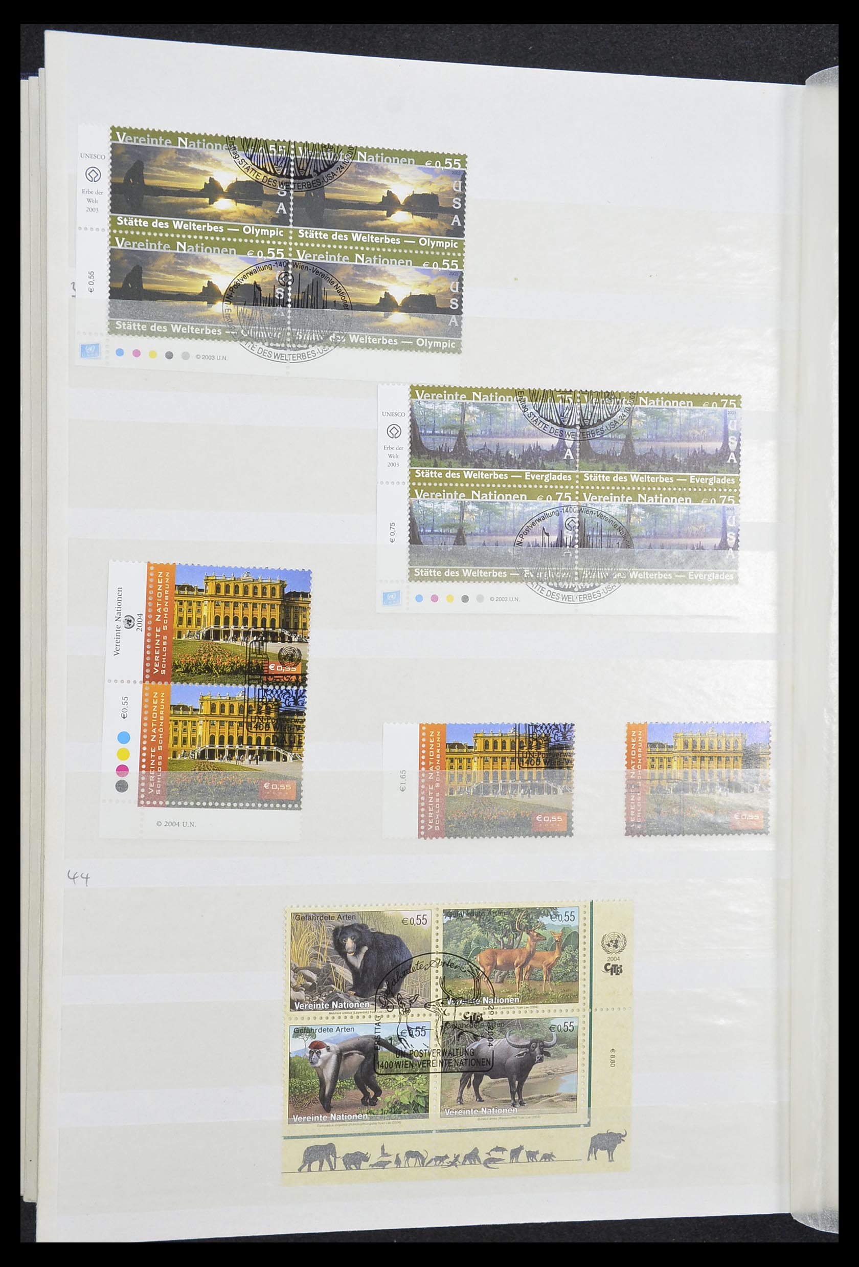 33535 373 - Postzegelverzameling 33535 Verenigde Naties 1951-2008.