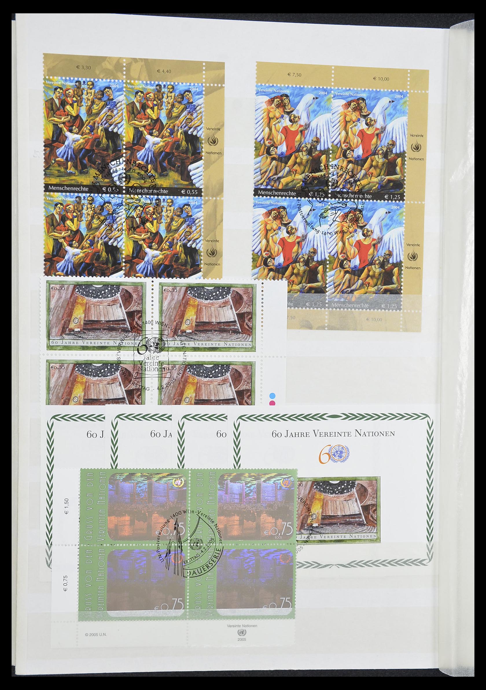 33535 375 - Postzegelverzameling 33535 Verenigde Naties 1951-2008.