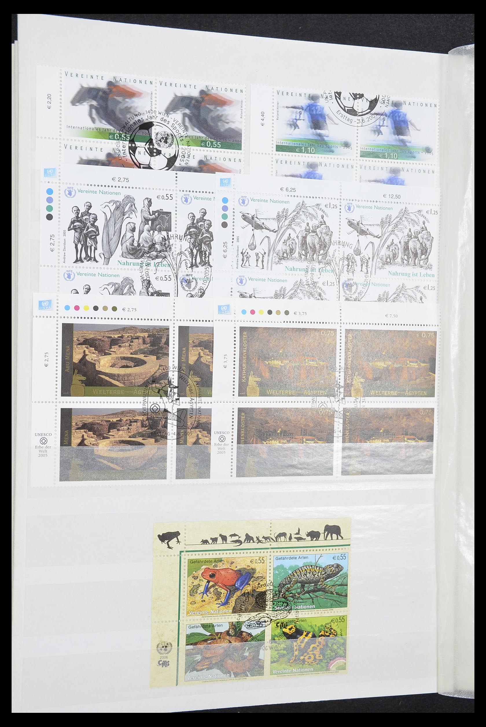 33535 377 - Postzegelverzameling 33535 Verenigde Naties 1951-2008.