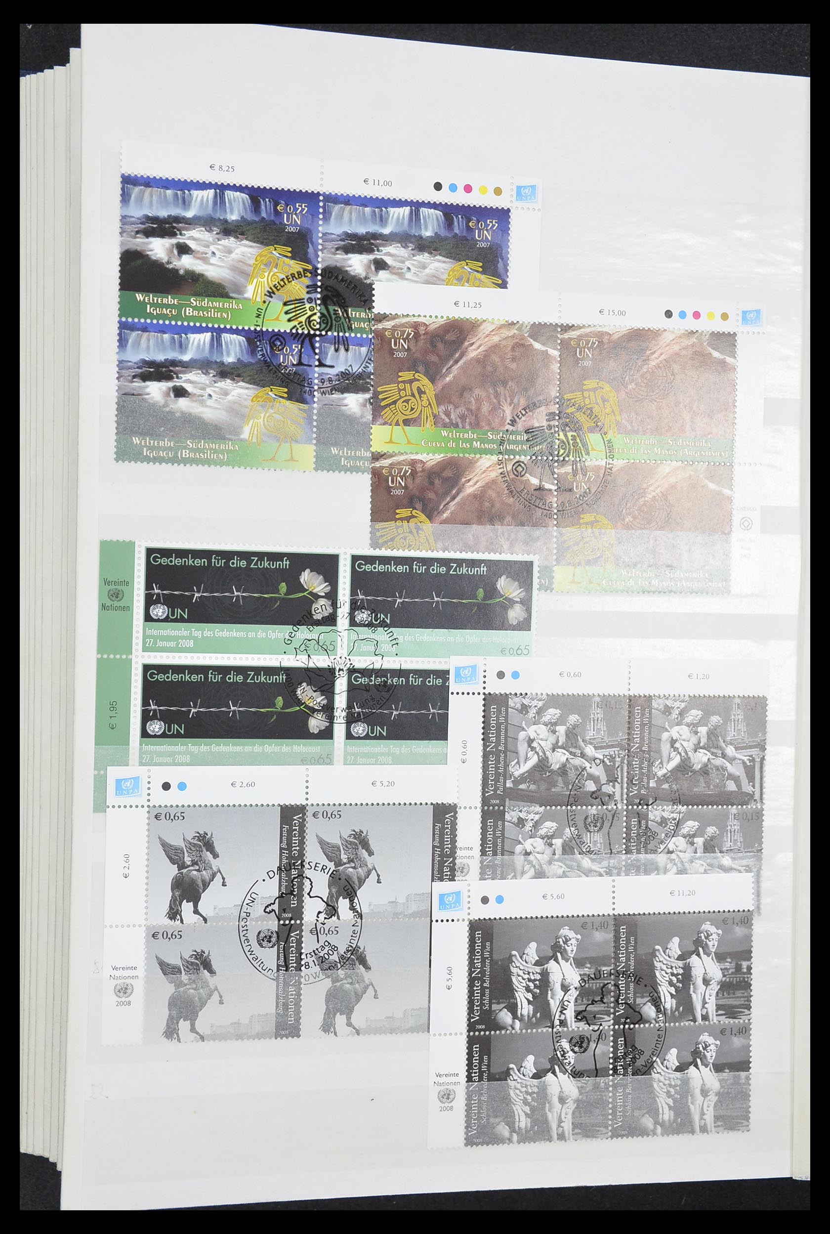 33535 381 - Postzegelverzameling 33535 Verenigde Naties 1951-2008.