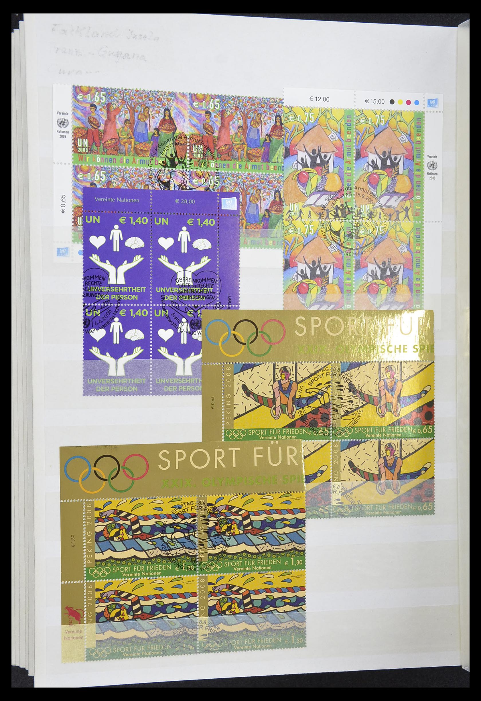 33535 384 - Postzegelverzameling 33535 Verenigde Naties 1951-2008.