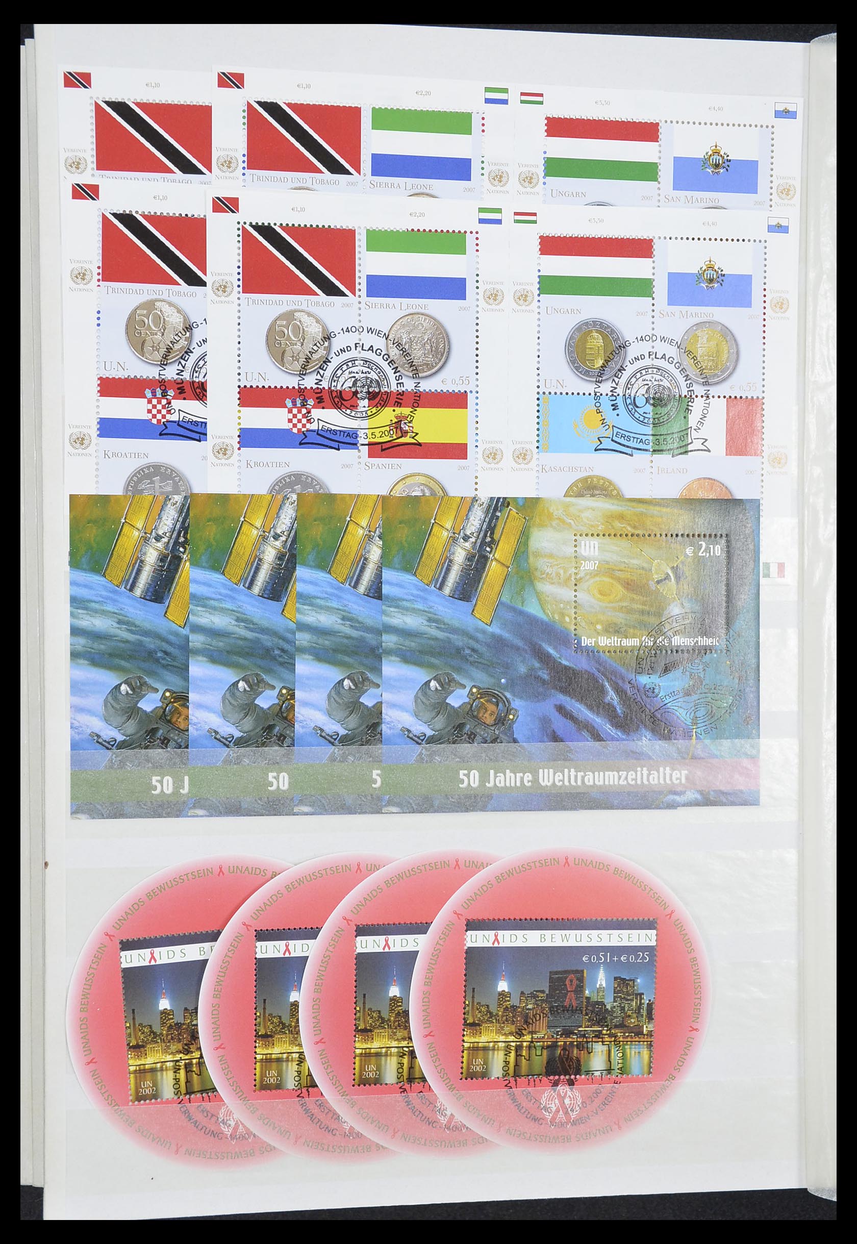 33535 387 - Postzegelverzameling 33535 Verenigde Naties 1951-2008.