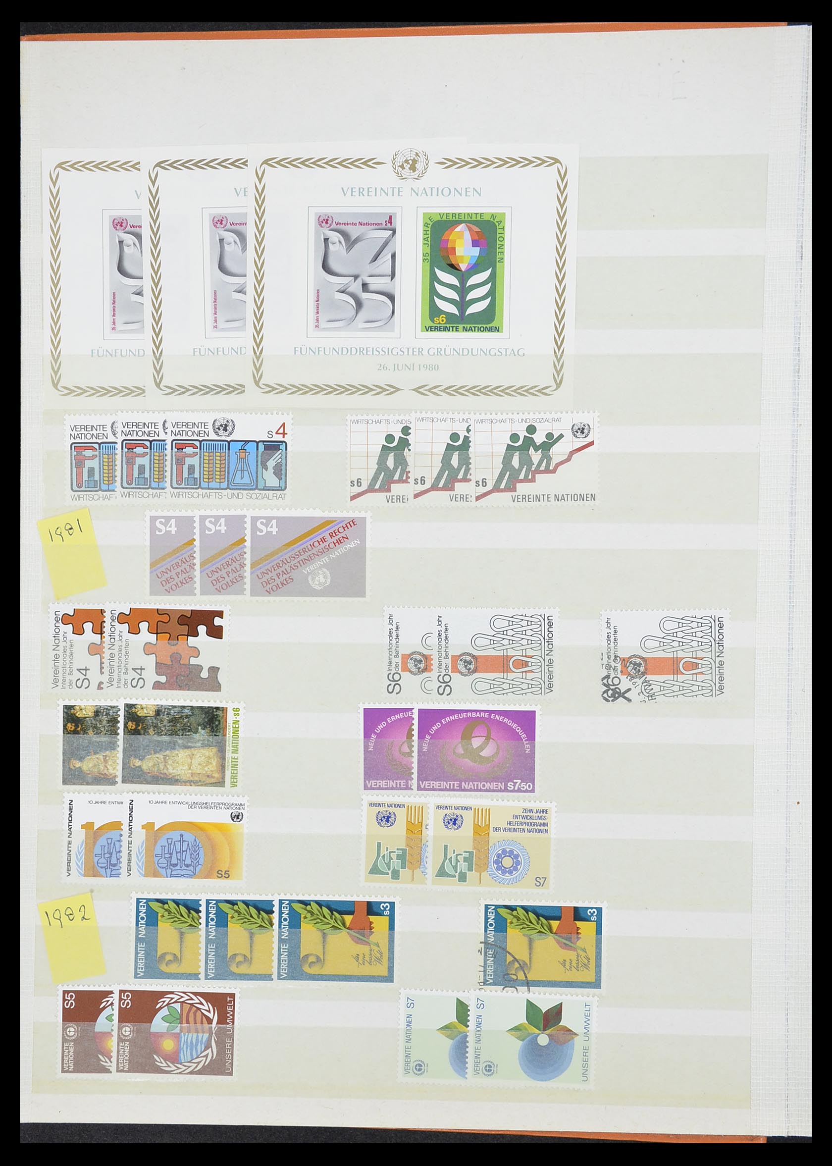 33535 389 - Postzegelverzameling 33535 Verenigde Naties 1951-2008.