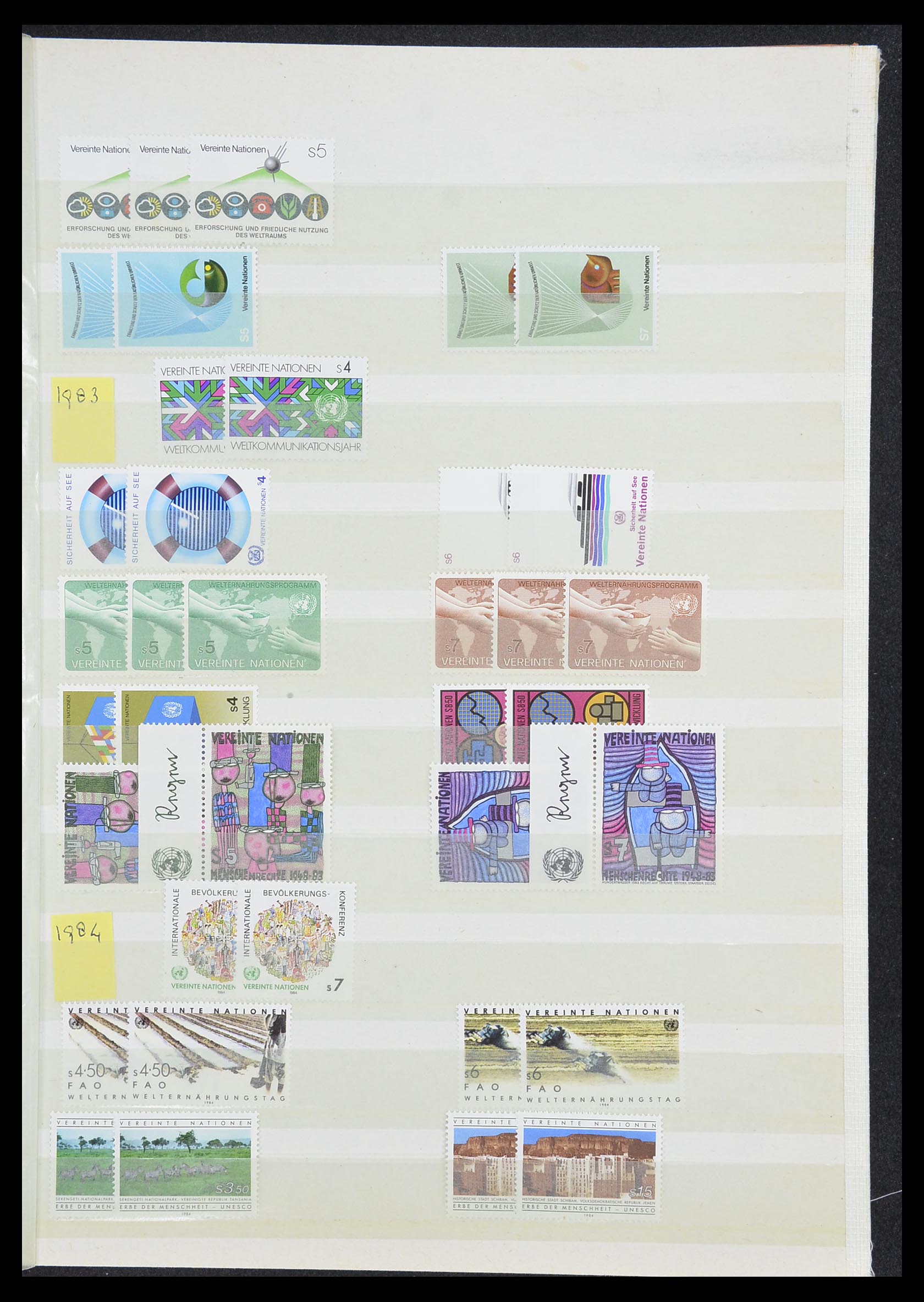 33535 390 - Postzegelverzameling 33535 Verenigde Naties 1951-2008.