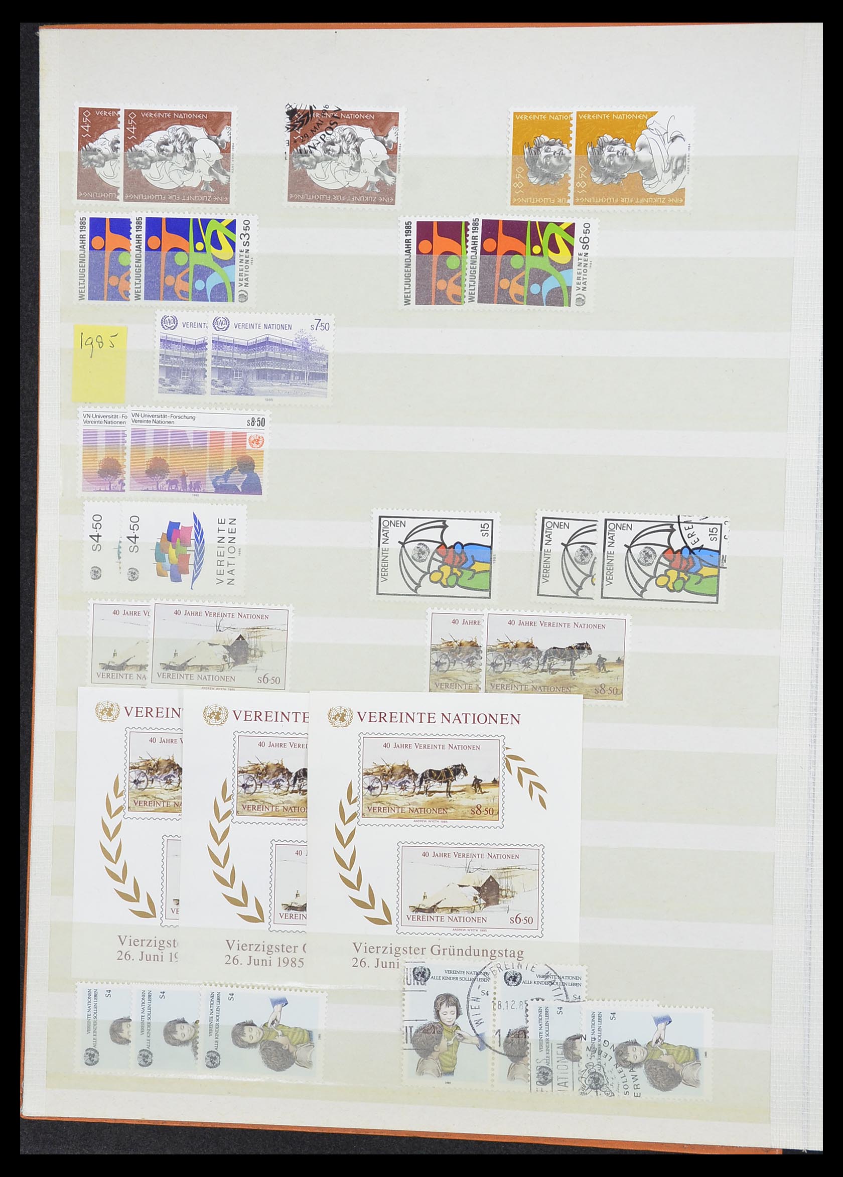 33535 391 - Postzegelverzameling 33535 Verenigde Naties 1951-2008.