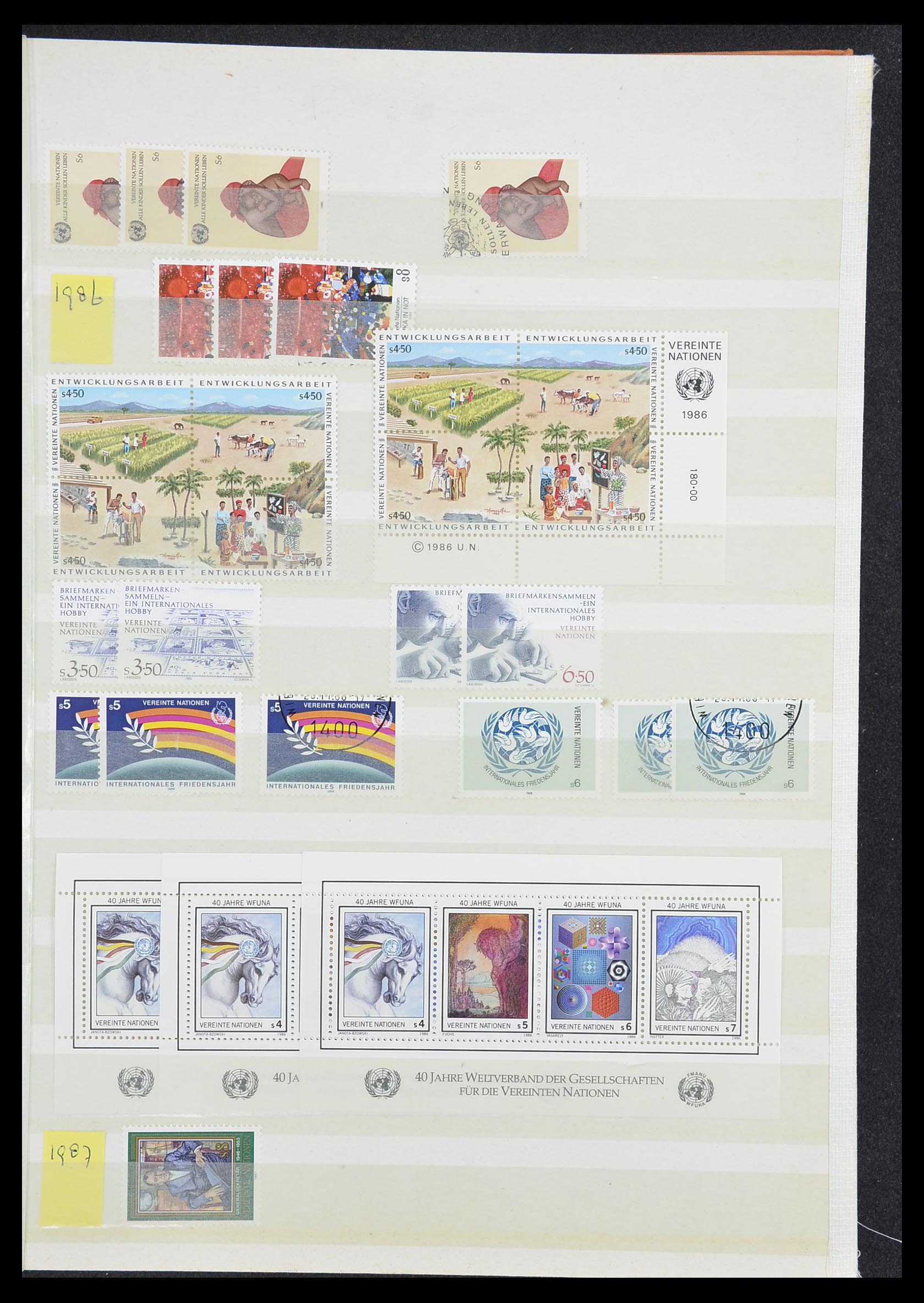 33535 392 - Postzegelverzameling 33535 Verenigde Naties 1951-2008.