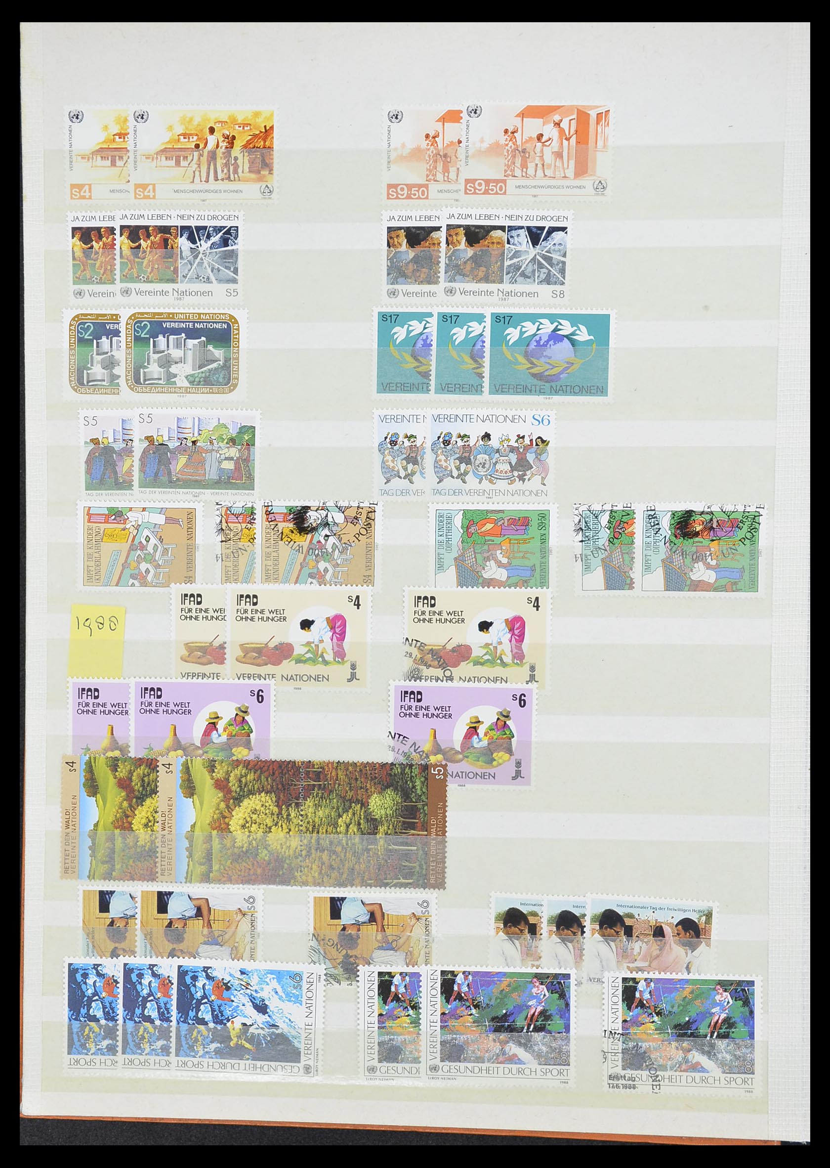 33535 393 - Postzegelverzameling 33535 Verenigde Naties 1951-2008.