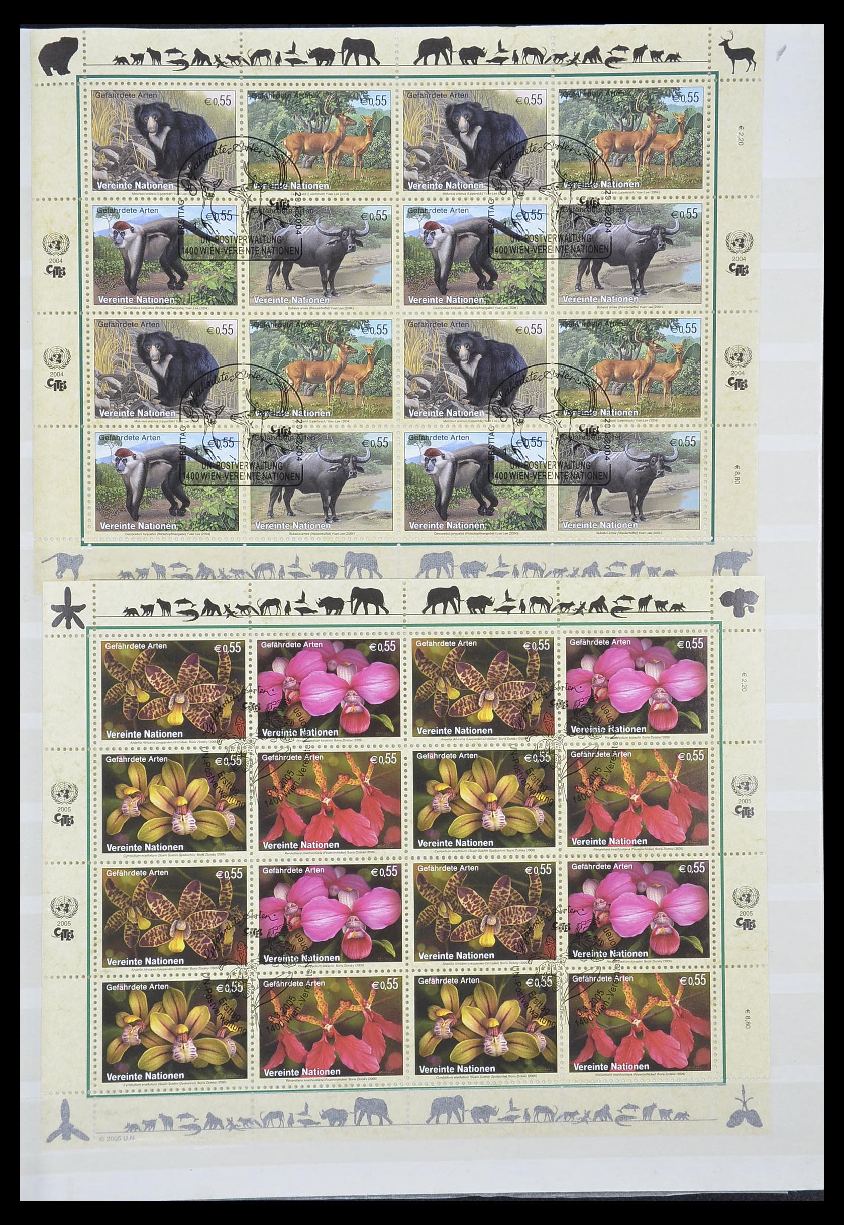 33538 410 - Postzegelverzameling 33538 Verenigde Naties t/m 2017!