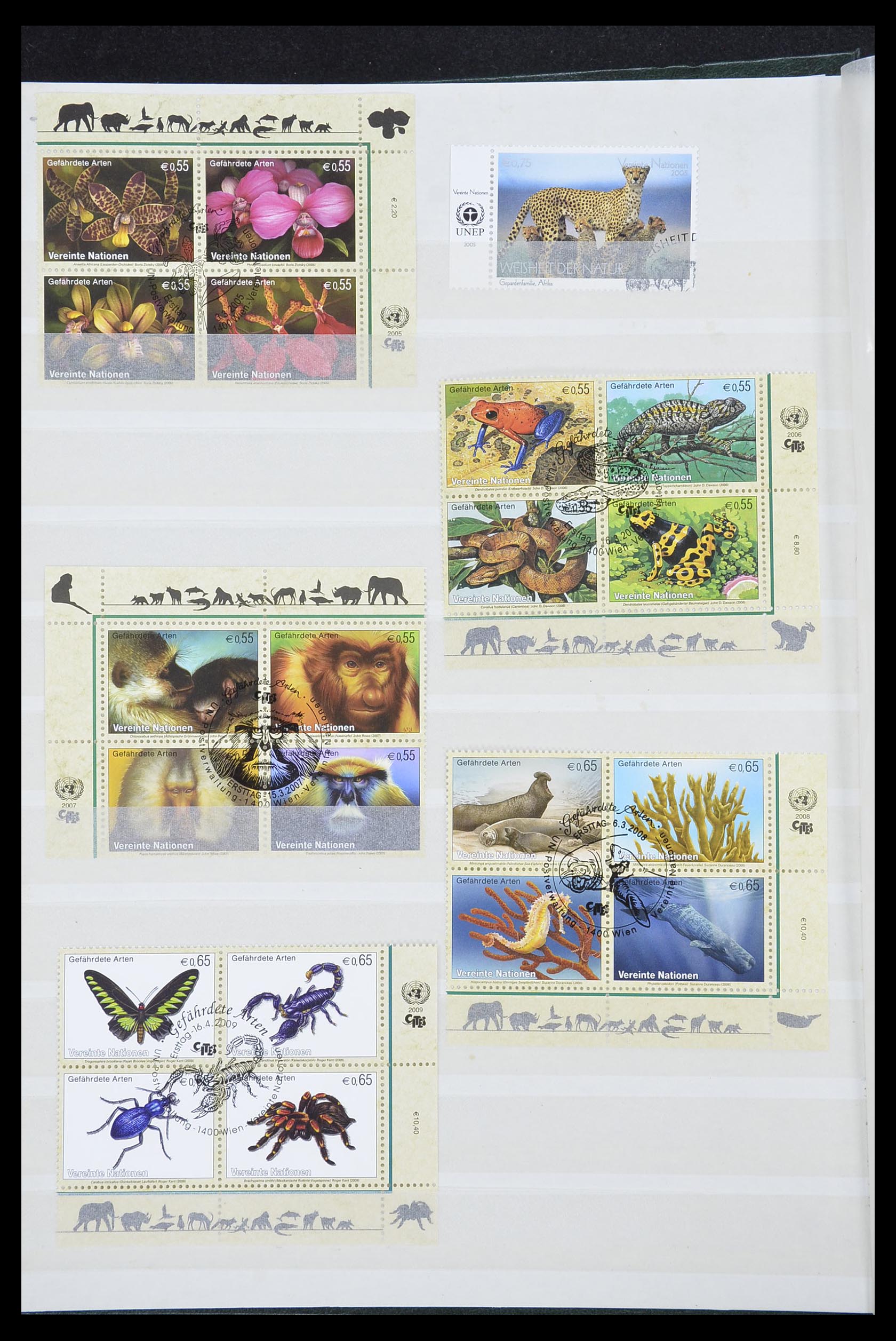 33538 412 - Postzegelverzameling 33538 Verenigde Naties t/m 2017!