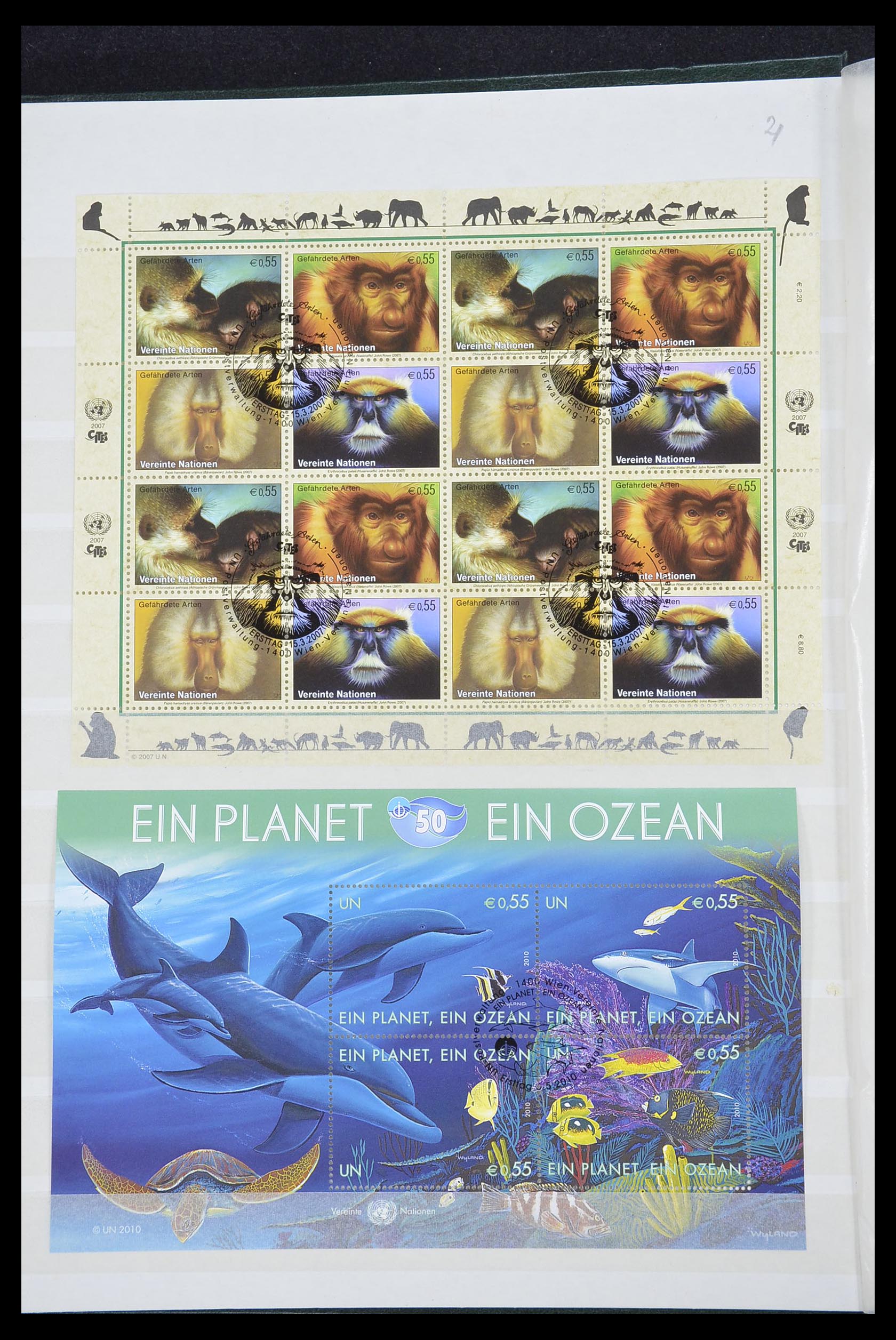 33538 413 - Postzegelverzameling 33538 Verenigde Naties t/m 2017!