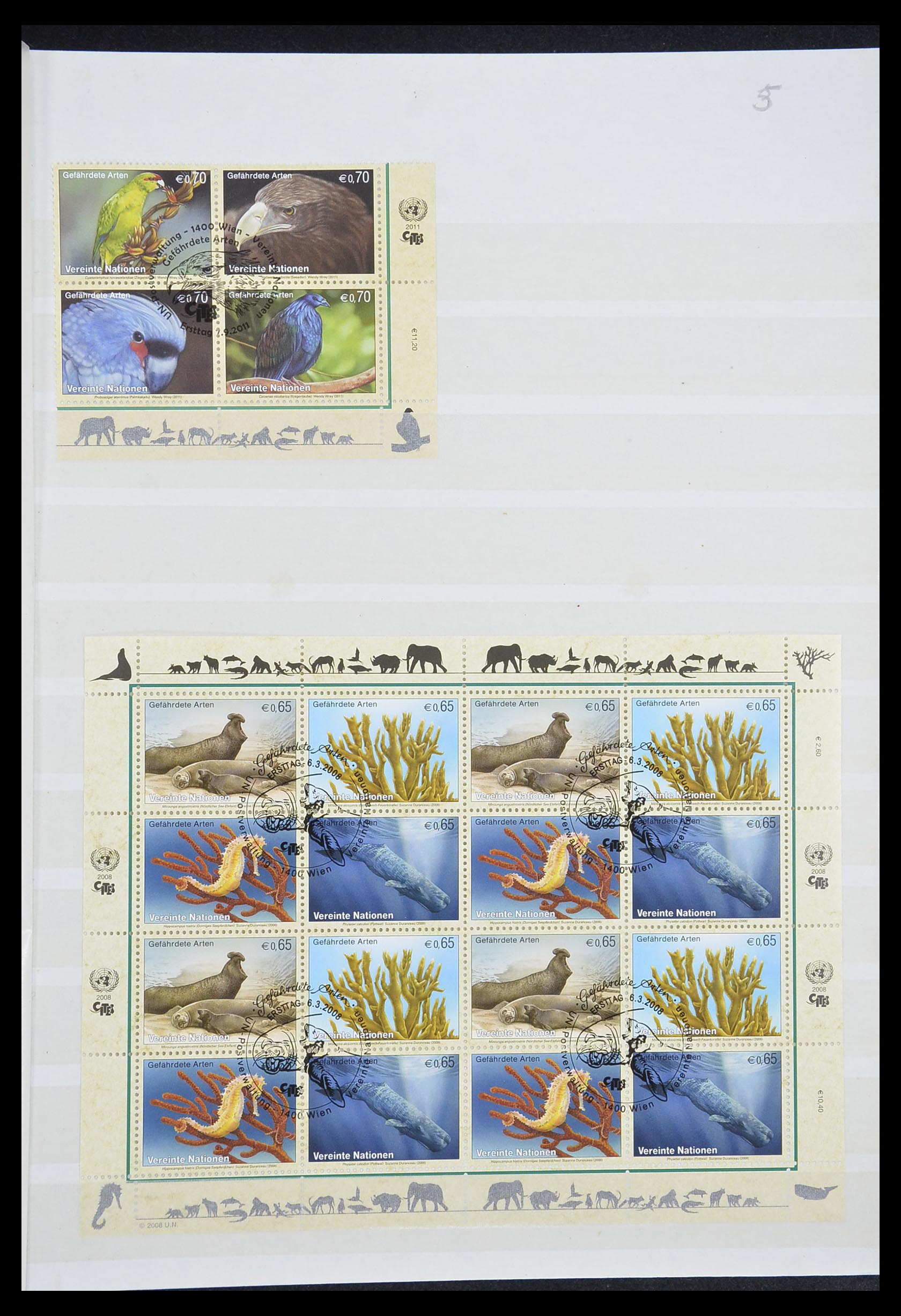 33538 414 - Postzegelverzameling 33538 Verenigde Naties t/m 2017!