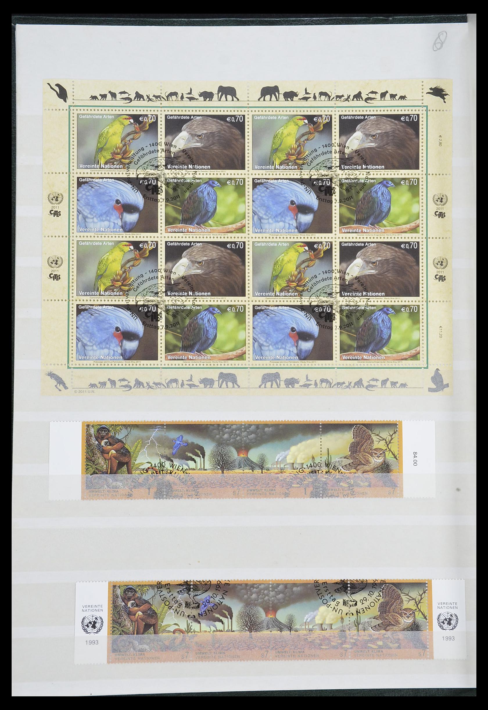 33538 417 - Postzegelverzameling 33538 Verenigde Naties t/m 2017!