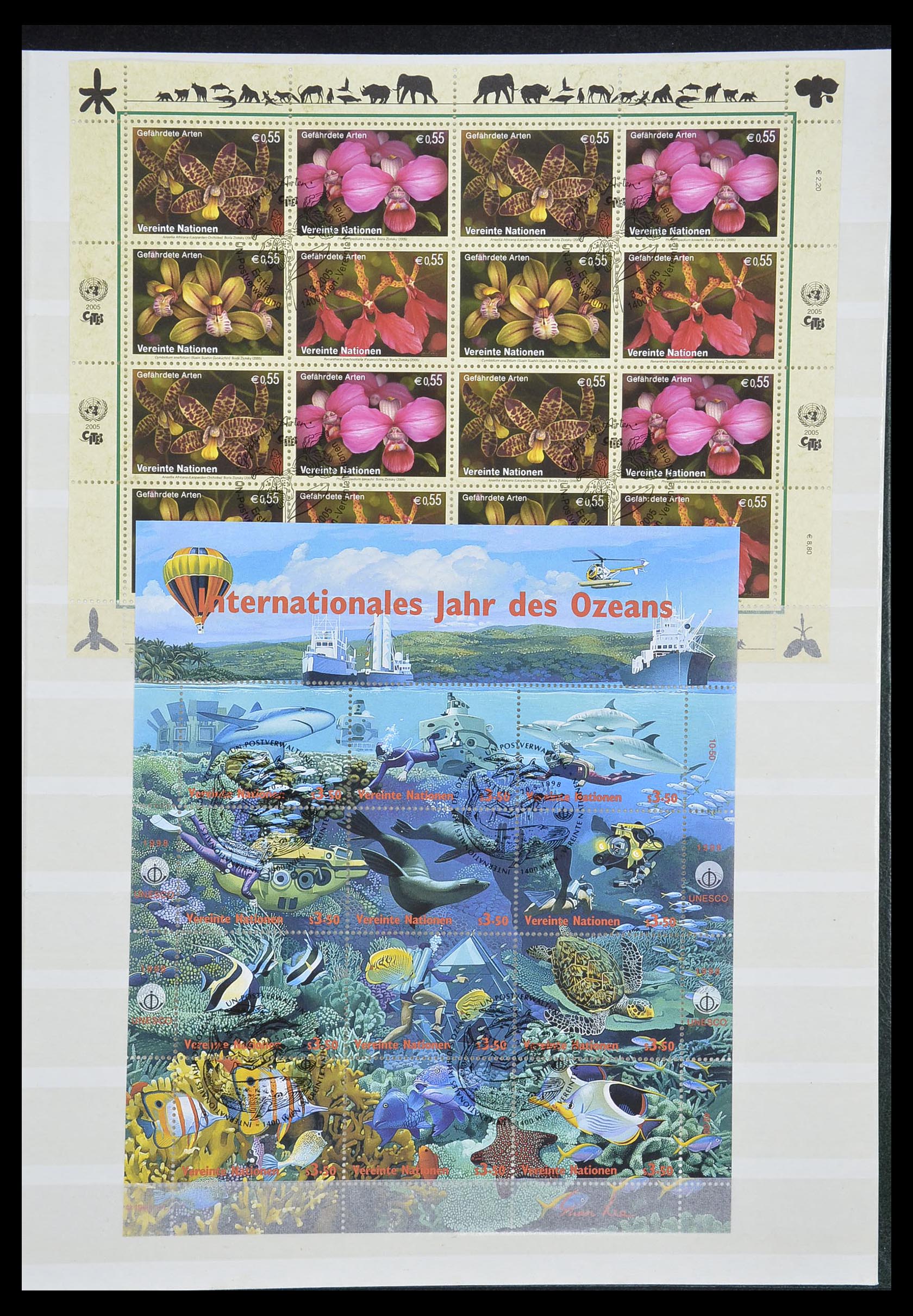 33538 422 - Postzegelverzameling 33538 Verenigde Naties t/m 2017!