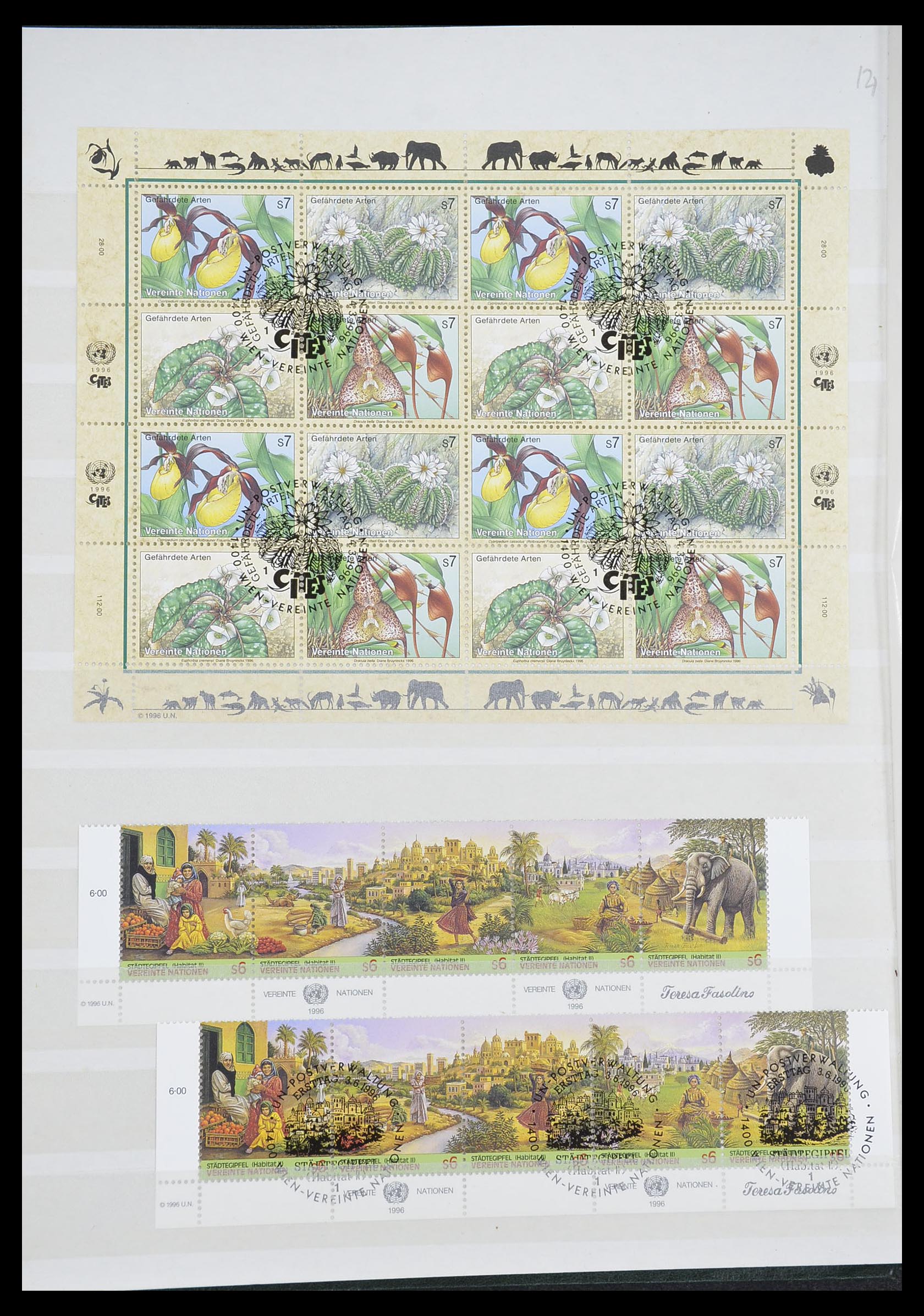 33538 423 - Postzegelverzameling 33538 Verenigde Naties t/m 2017!