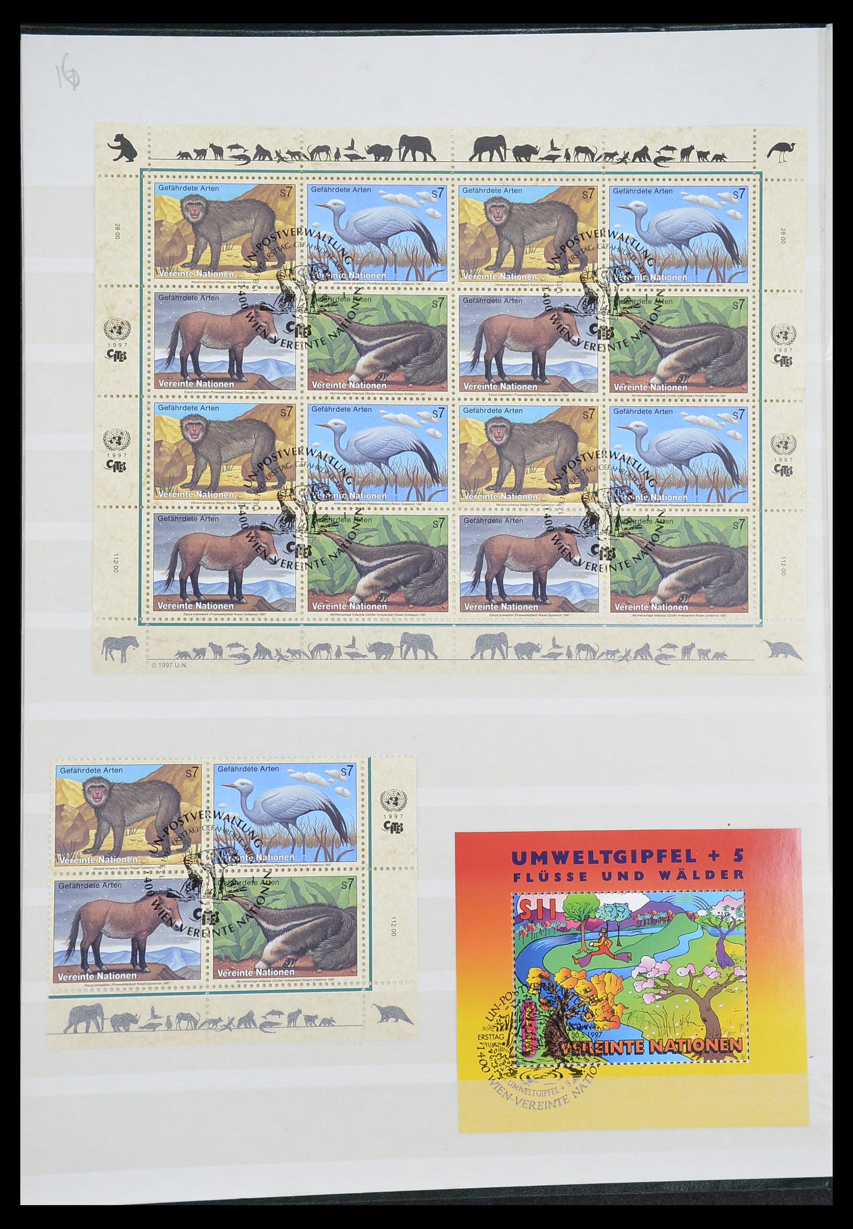 33538 425 - Postzegelverzameling 33538 Verenigde Naties t/m 2017!