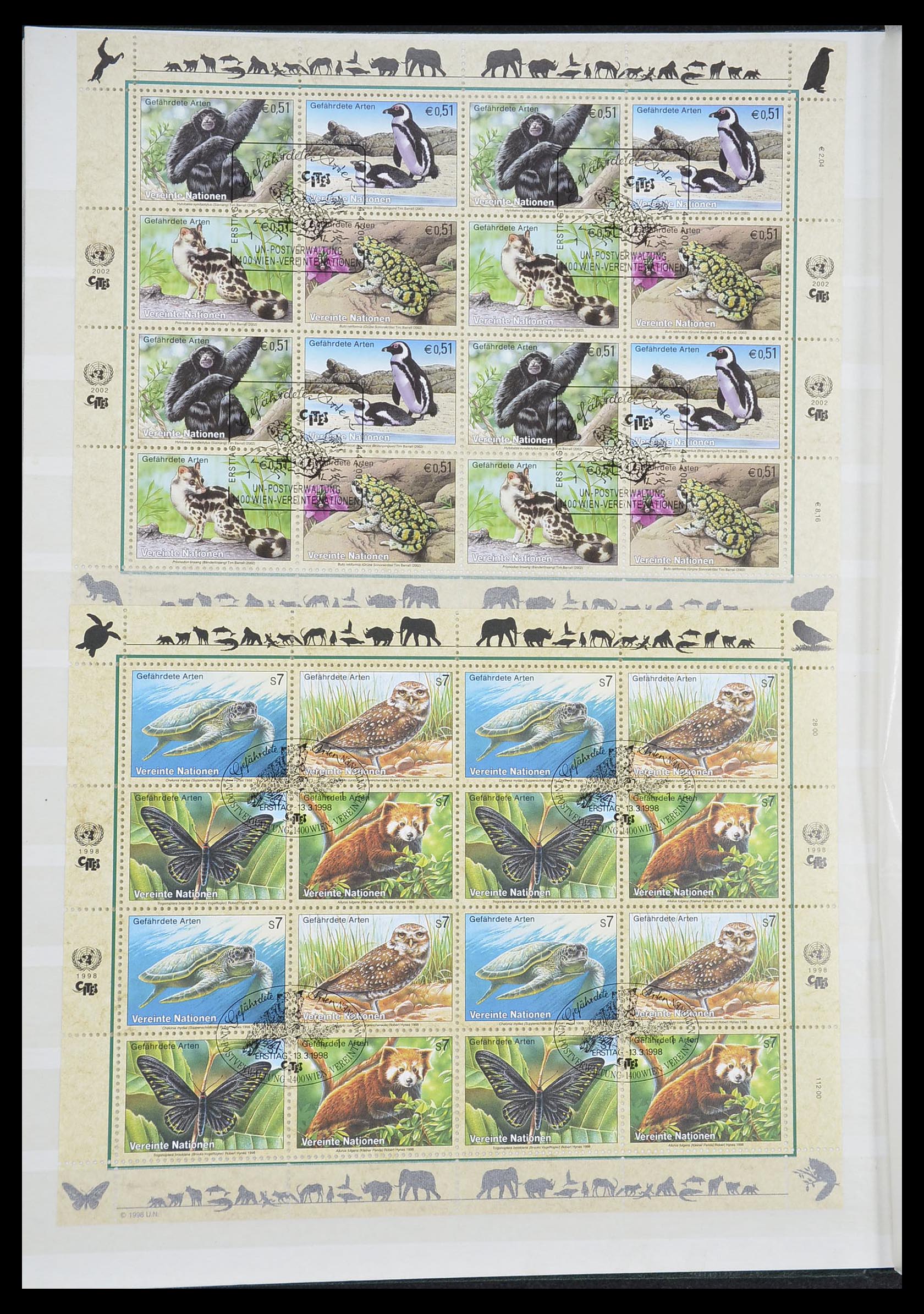 33538 433 - Postzegelverzameling 33538 Verenigde Naties t/m 2017!
