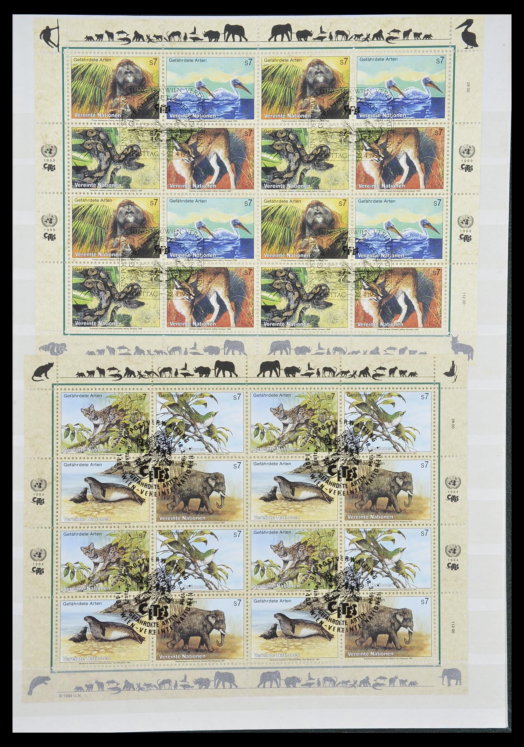 33538 434 - Postzegelverzameling 33538 Verenigde Naties t/m 2017!