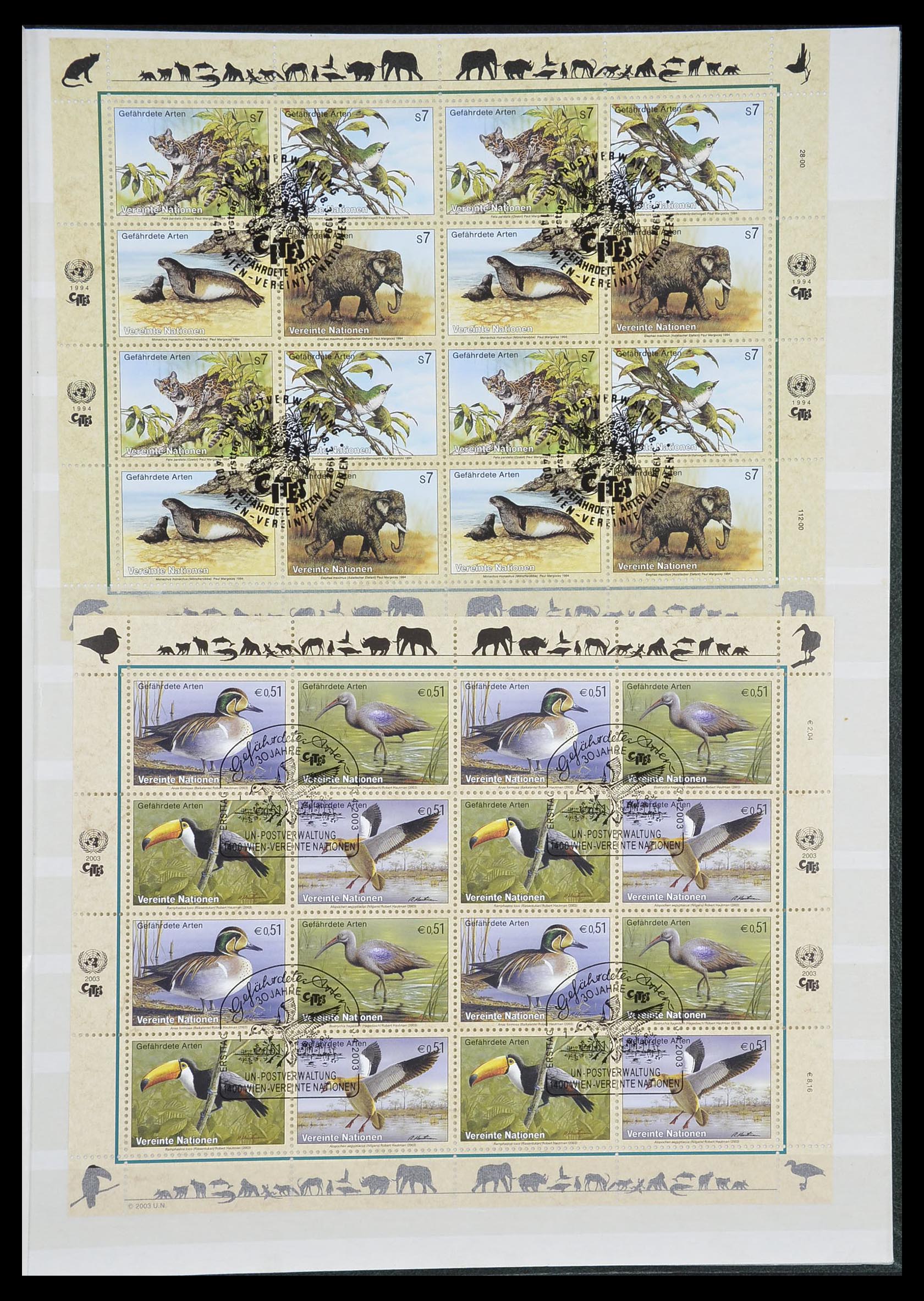 33538 436 - Postzegelverzameling 33538 Verenigde Naties t/m 2017!