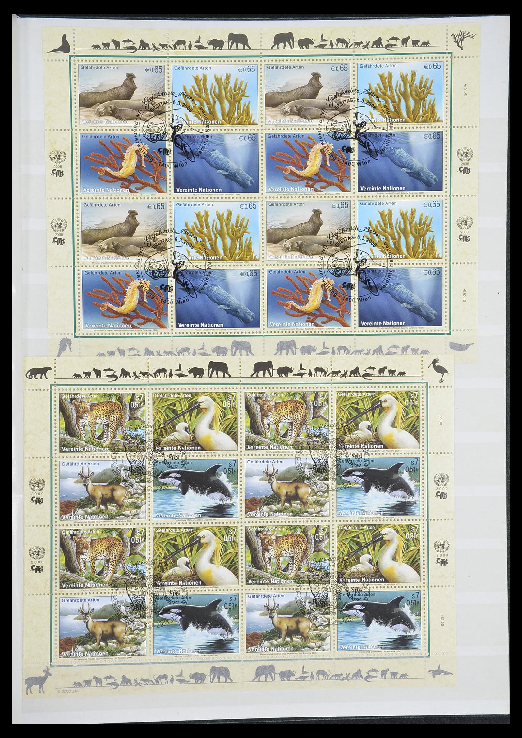 33538 437 - Postzegelverzameling 33538 Verenigde Naties t/m 2017!
