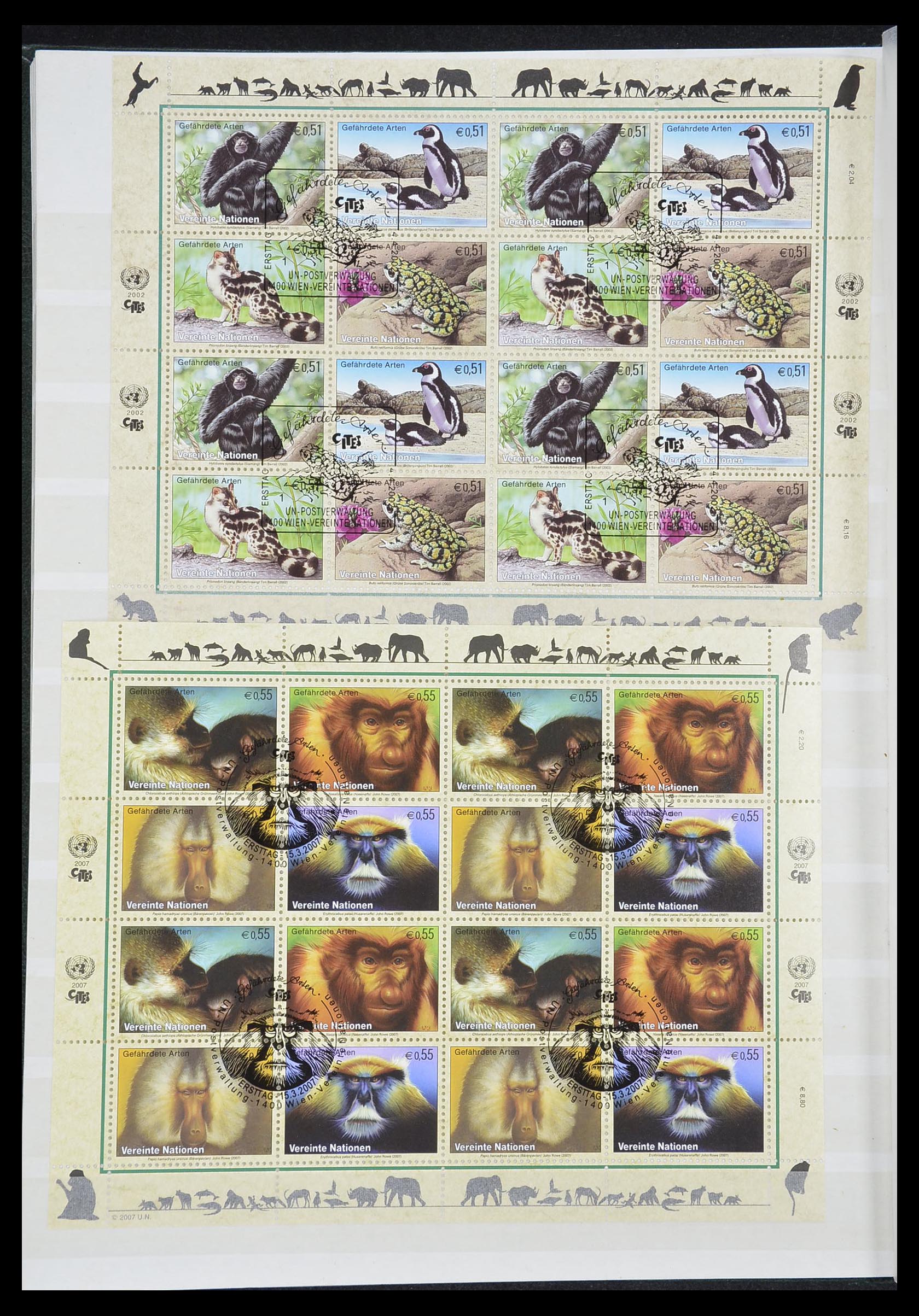 33538 438 - Postzegelverzameling 33538 Verenigde Naties t/m 2017!