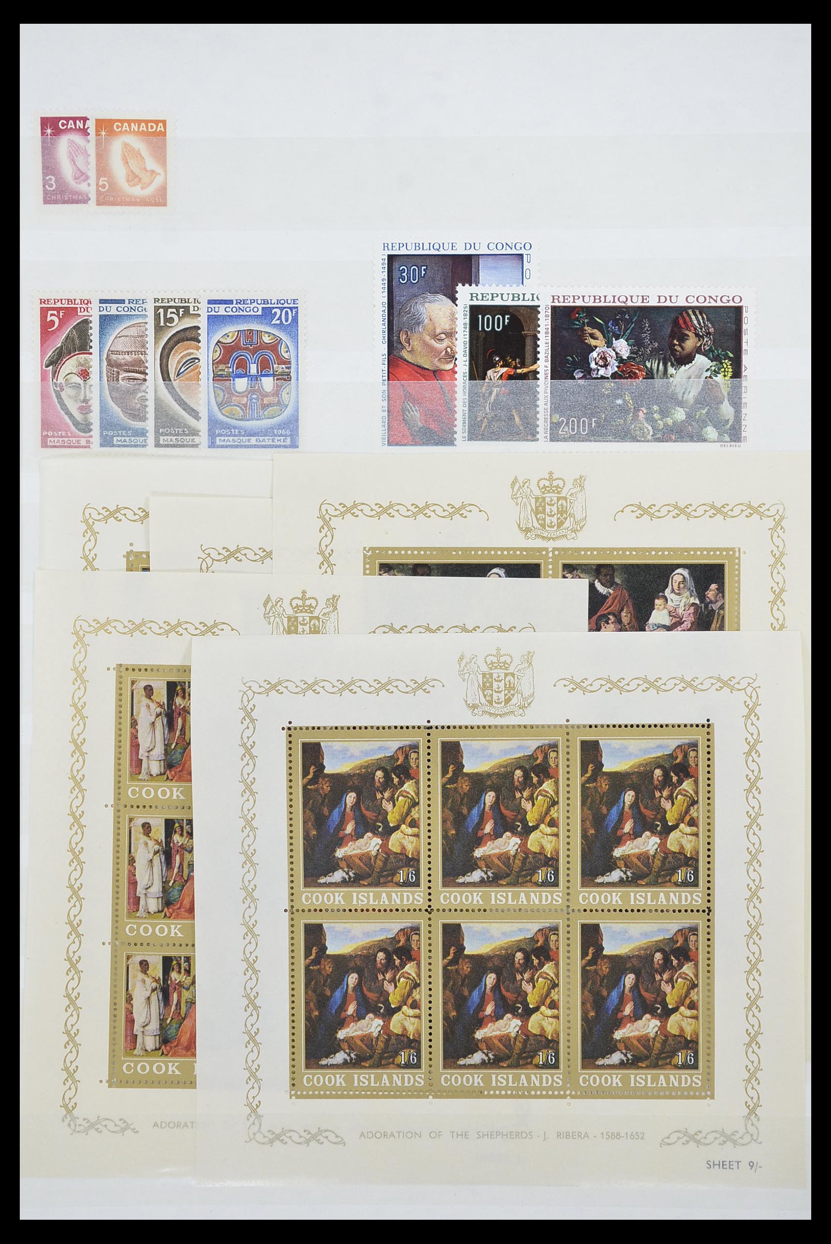 33541 117 - Postzegelverzameling 33541 Diverse motieven 1940-2000.