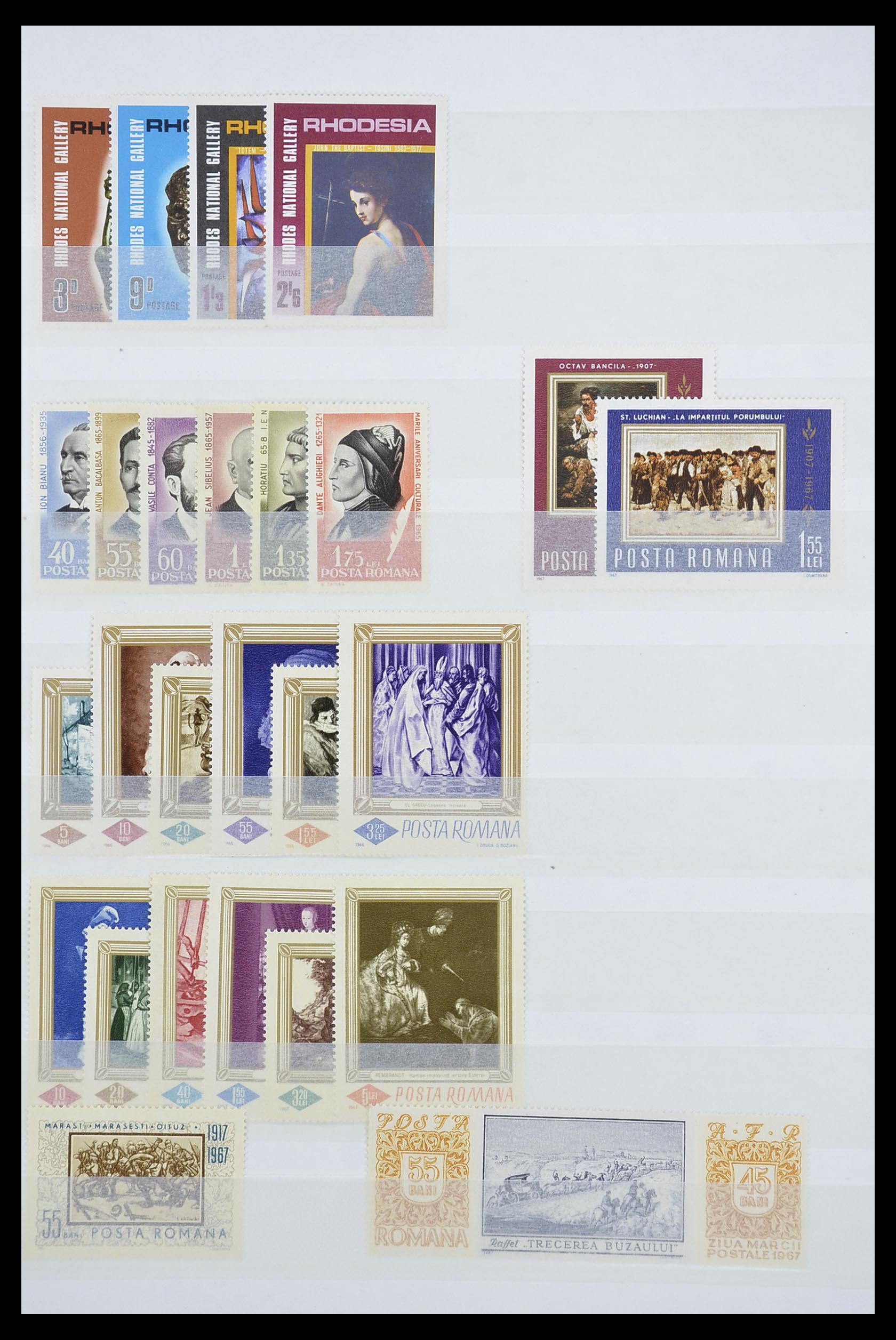 33541 155 - Postzegelverzameling 33541 Diverse motieven 1940-2000.