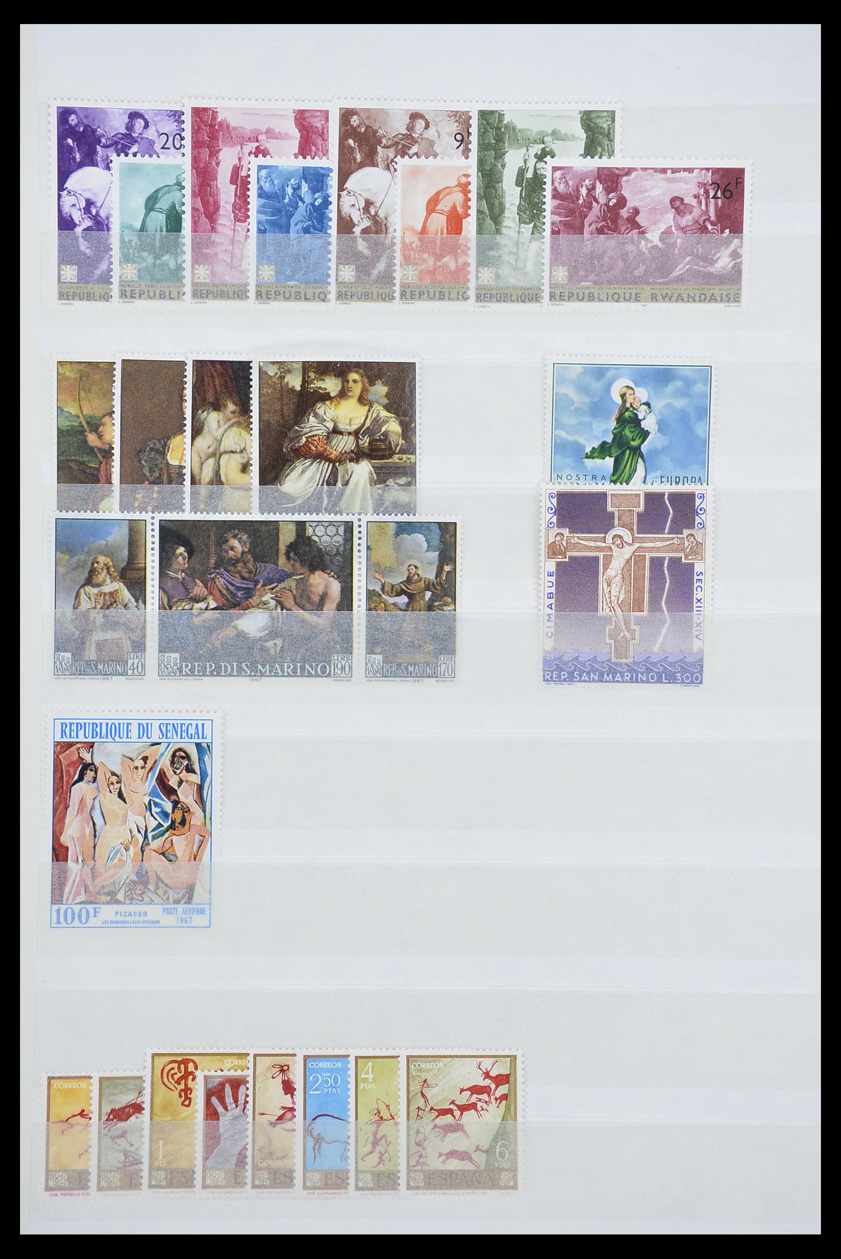 33541 156 - Postzegelverzameling 33541 Diverse motieven 1940-2000.
