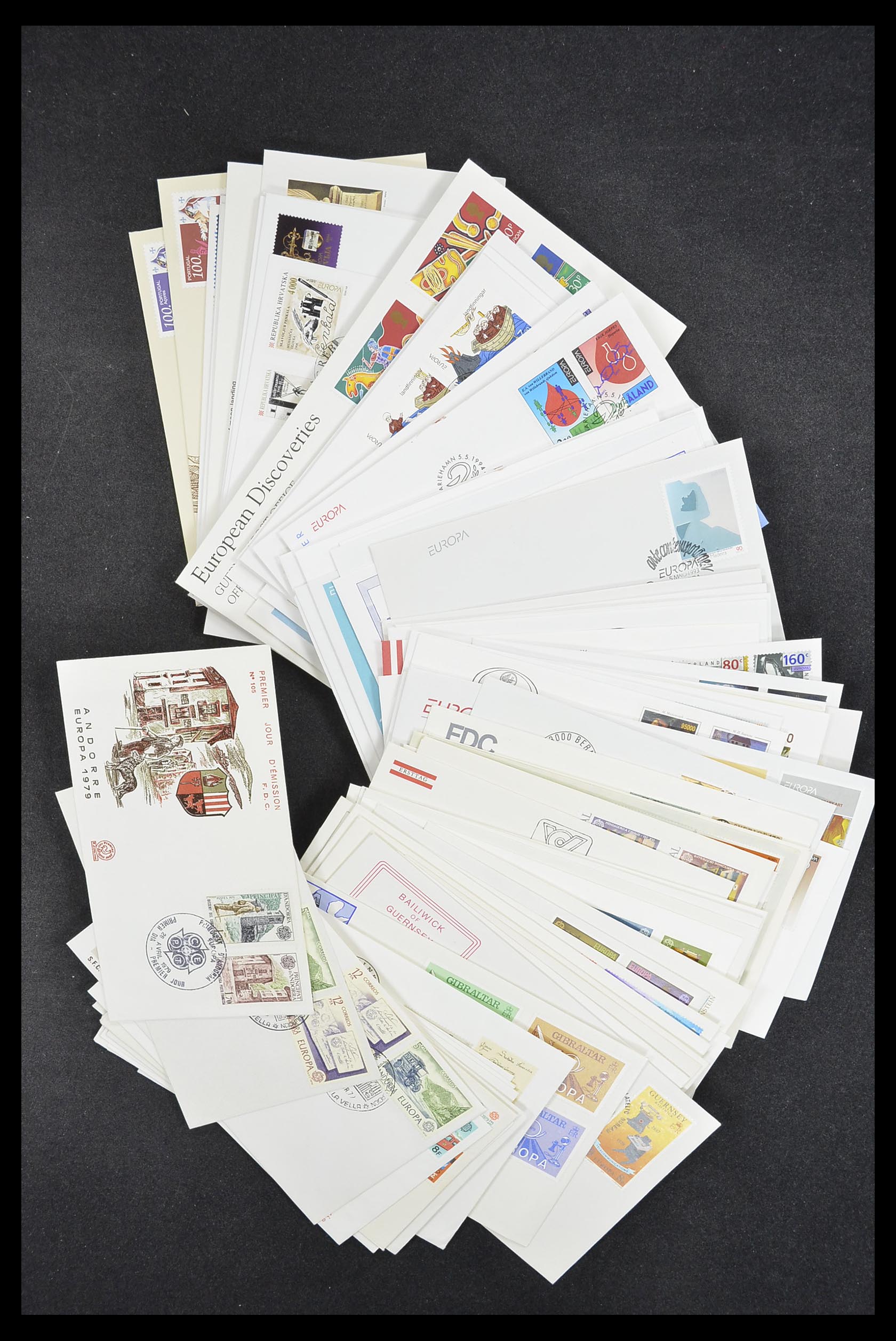 33542 090 - Postzegelverzameling 33542 Europa Cept fdc's 1956-1999.