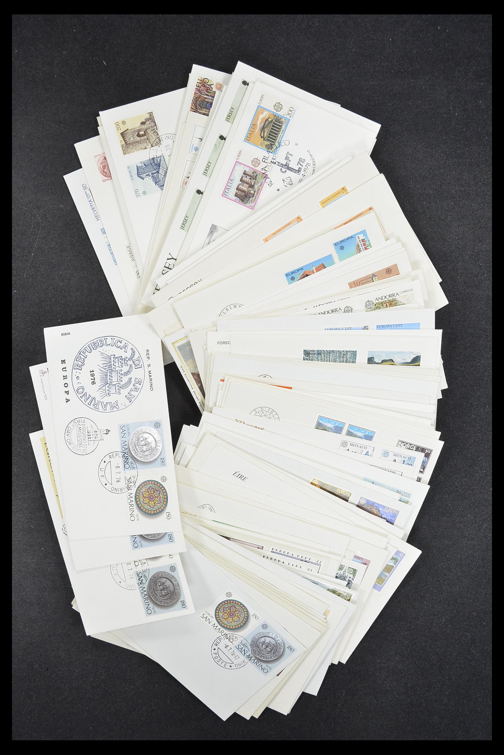 33542 091 - Postzegelverzameling 33542 Europa Cept fdc's 1956-1999.