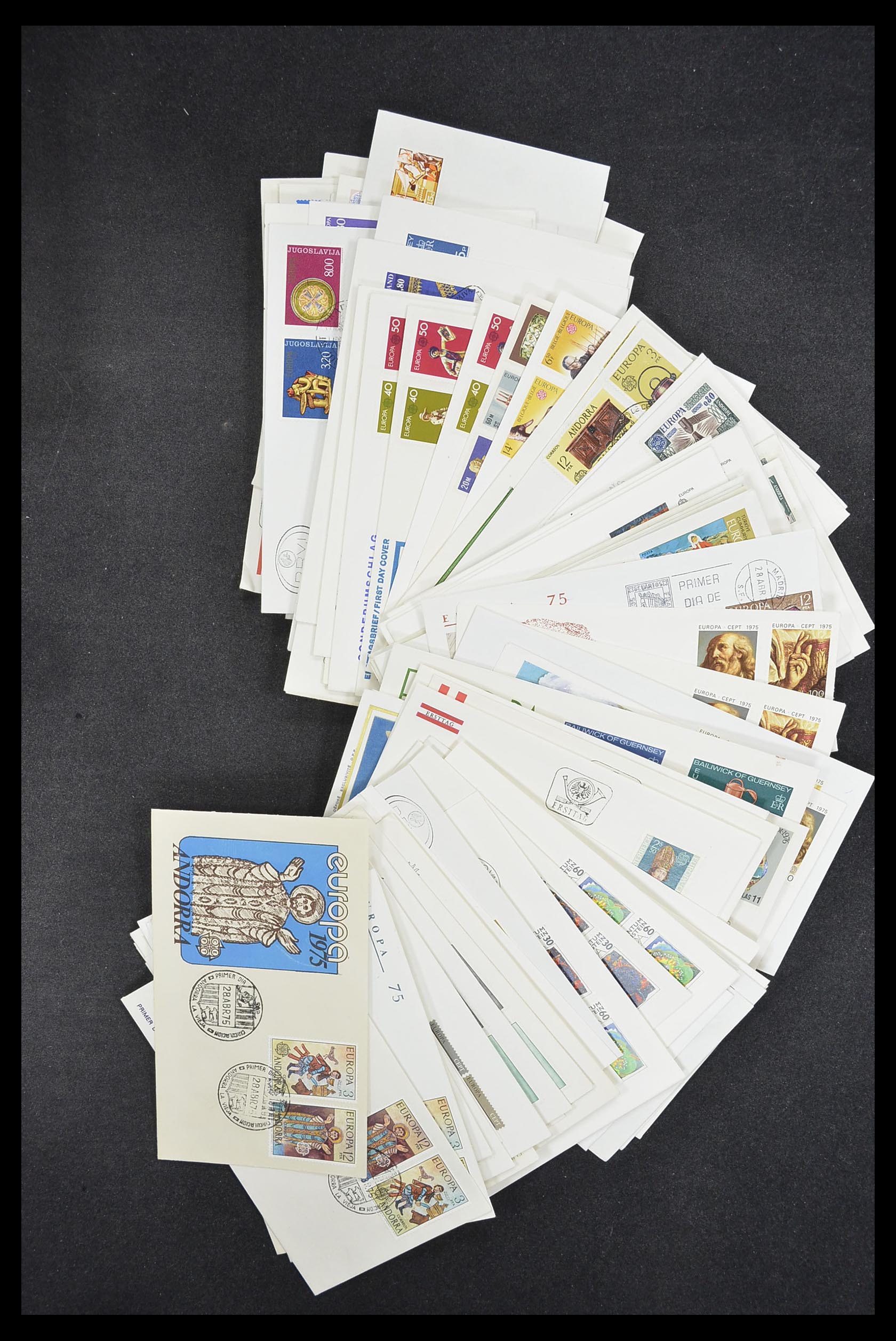 33542 092 - Postzegelverzameling 33542 Europa Cept fdc's 1956-1999.