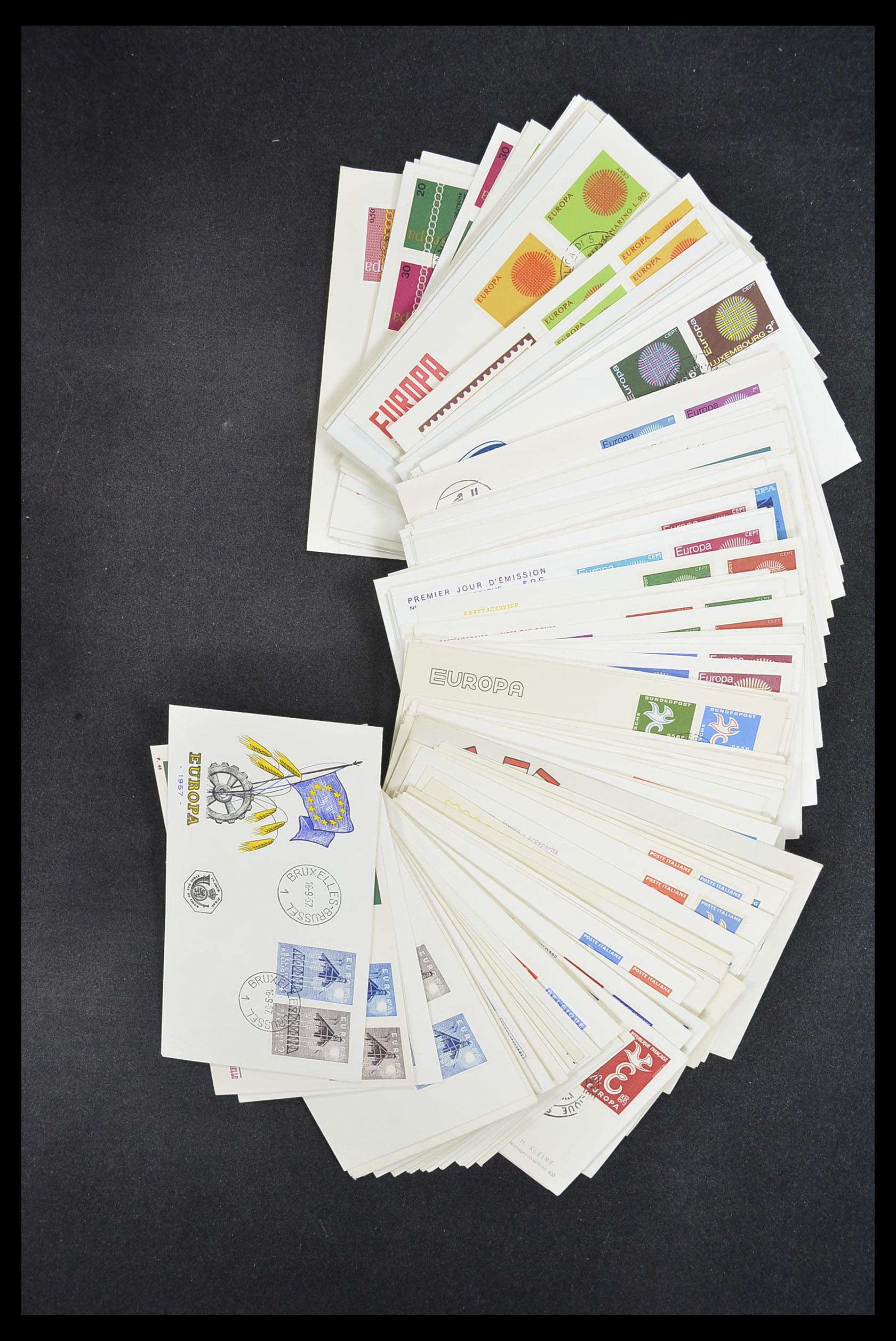33542 095 - Postzegelverzameling 33542 Europa Cept fdc's 1956-1999.