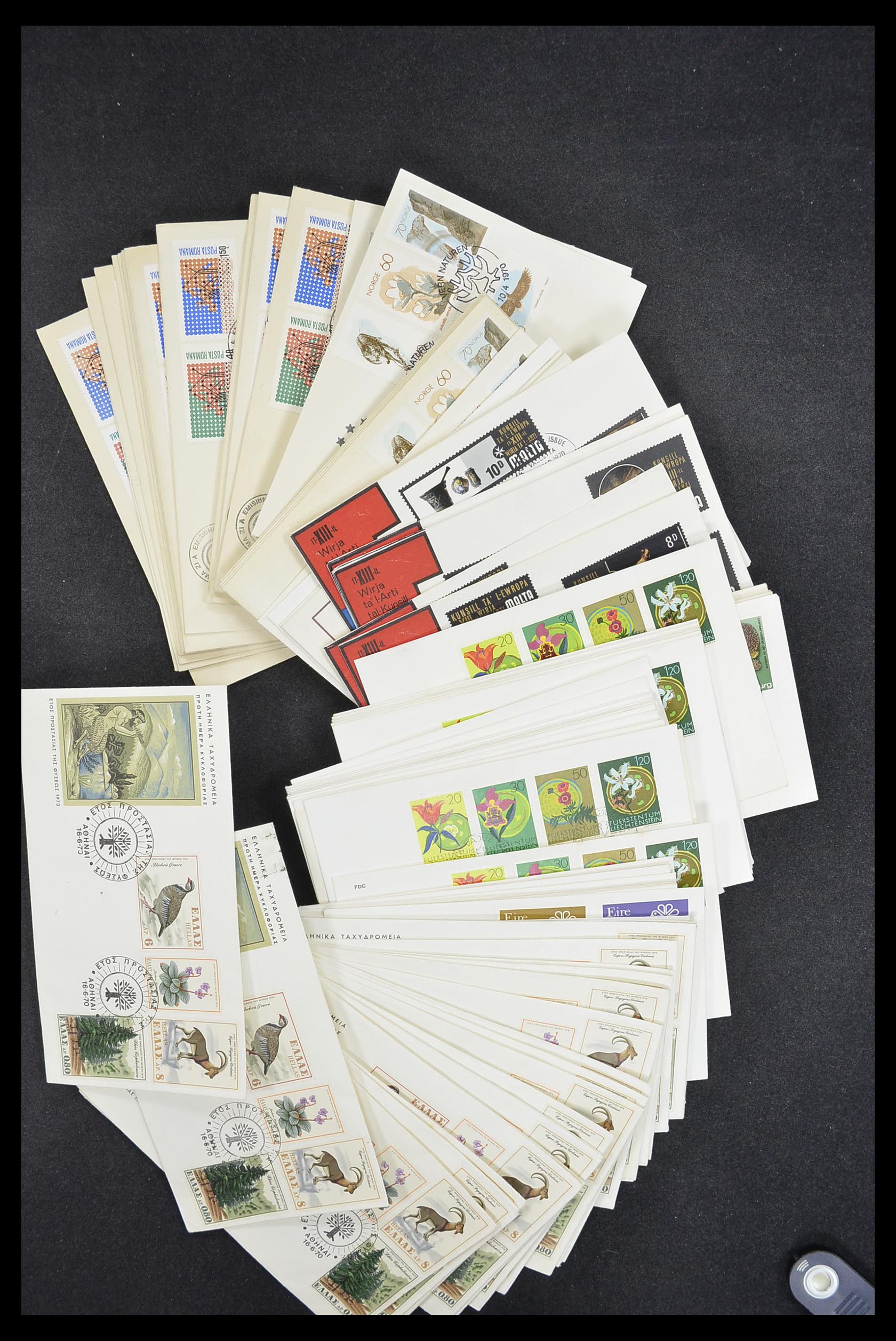 33542 099 - Postzegelverzameling 33542 Europa Cept fdc's 1956-1999.
