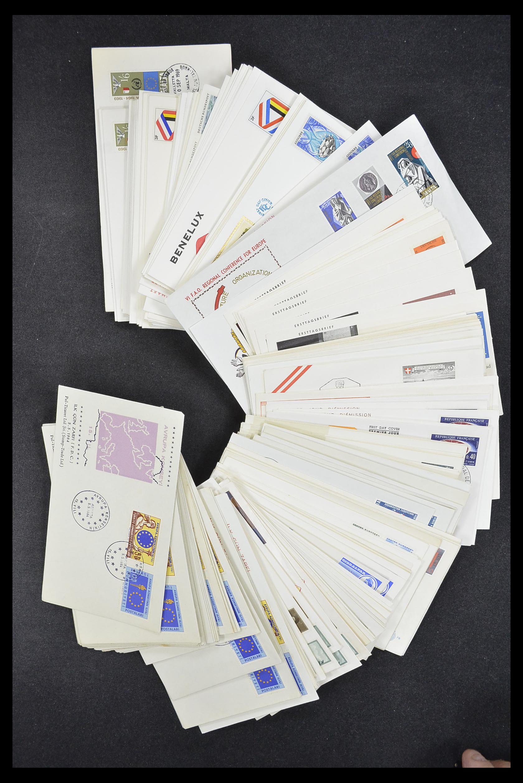 33542 101 - Postzegelverzameling 33542 Europa Cept fdc's 1956-1999.