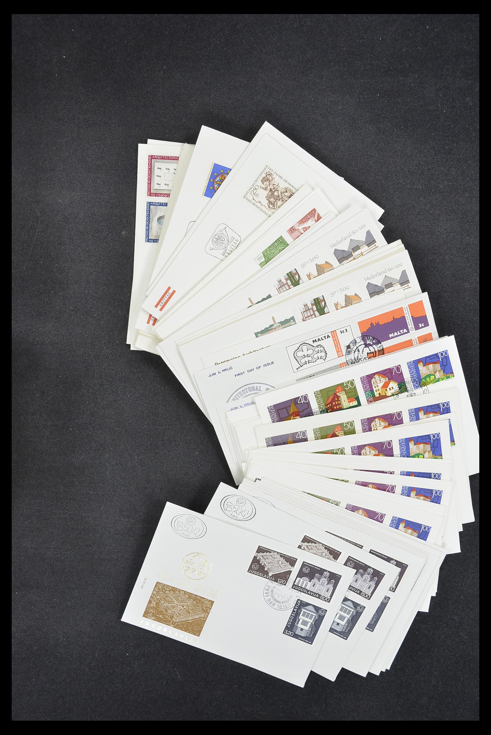 33542 111 - Postzegelverzameling 33542 Europa Cept fdc's 1956-1999.