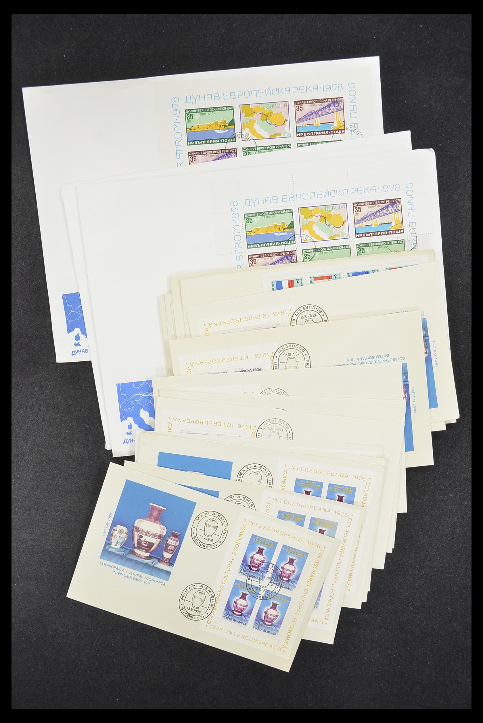 33542 115 - Postzegelverzameling 33542 Europa Cept fdc's 1956-1999.