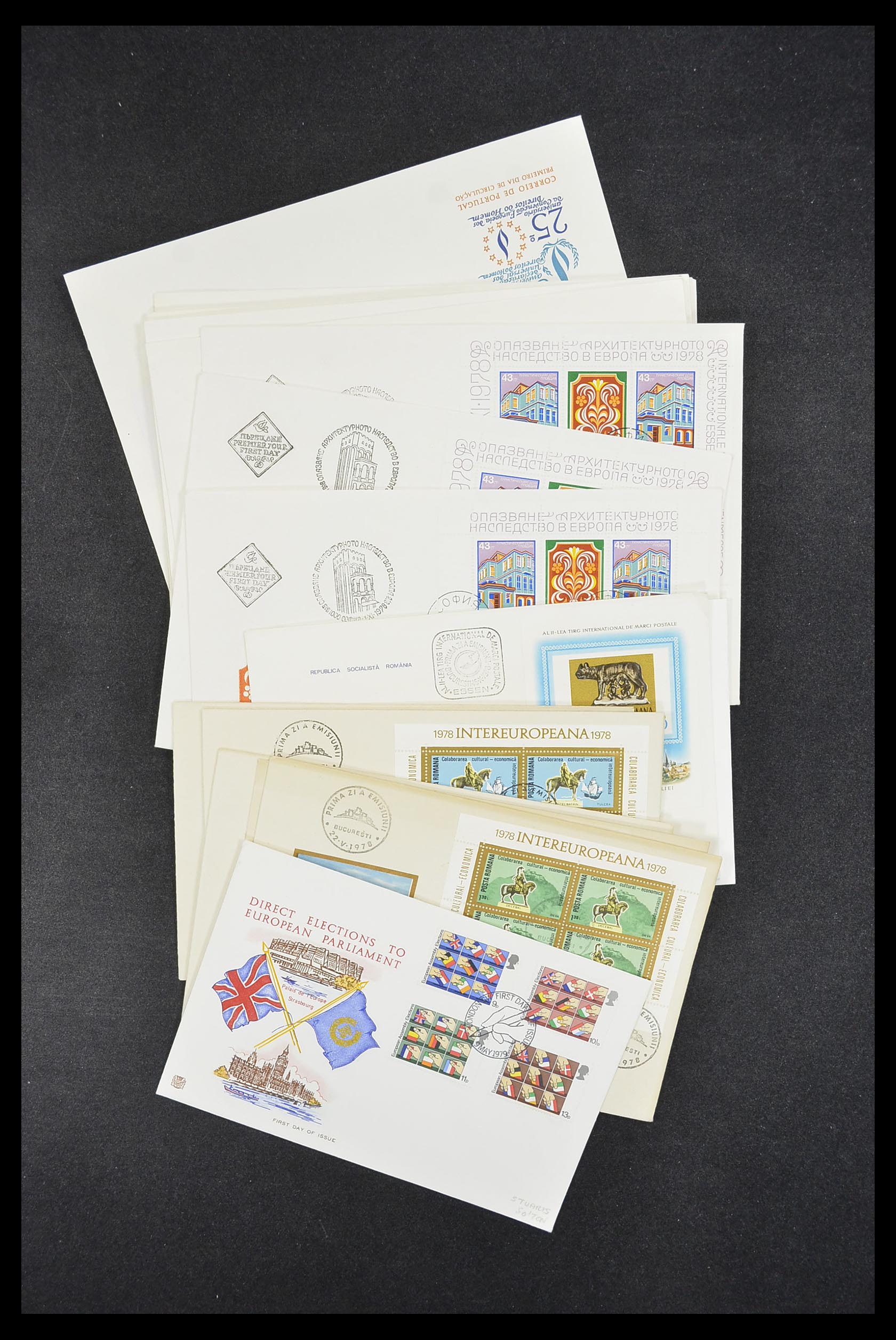33542 116 - Postzegelverzameling 33542 Europa Cept fdc's 1956-1999.