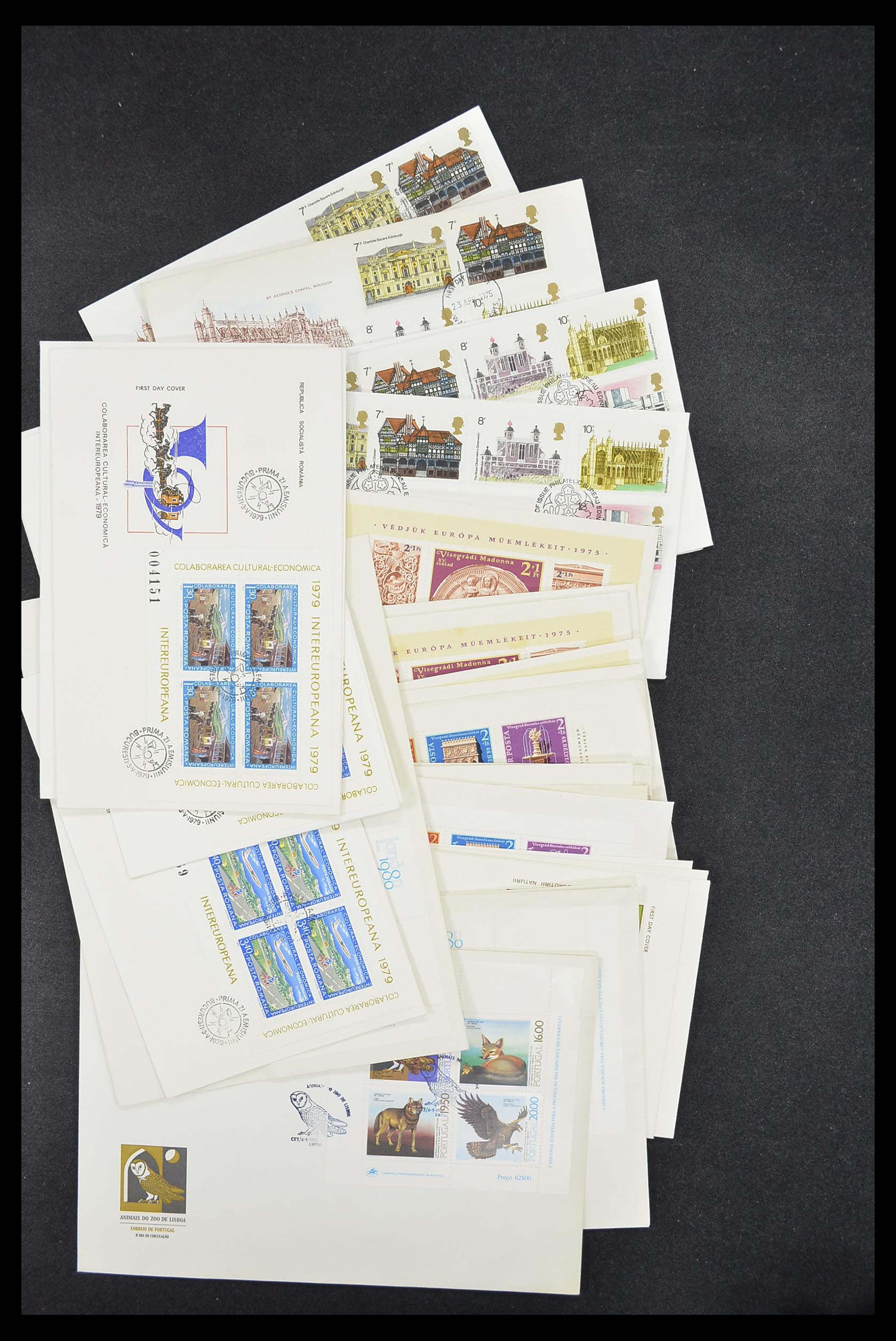 33542 117 - Postzegelverzameling 33542 Europa Cept fdc's 1956-1999.