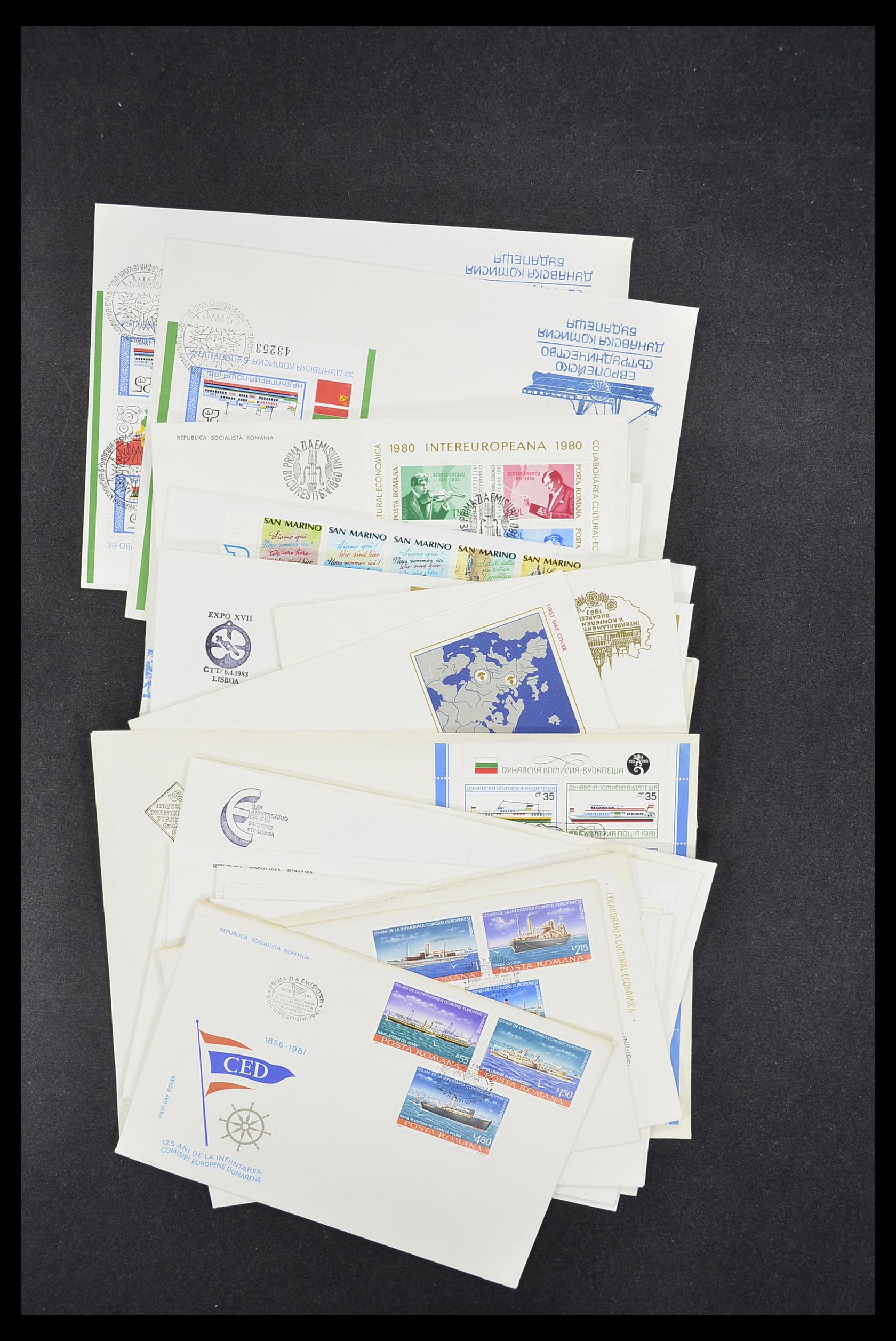 33542 118 - Postzegelverzameling 33542 Europa Cept fdc's 1956-1999.