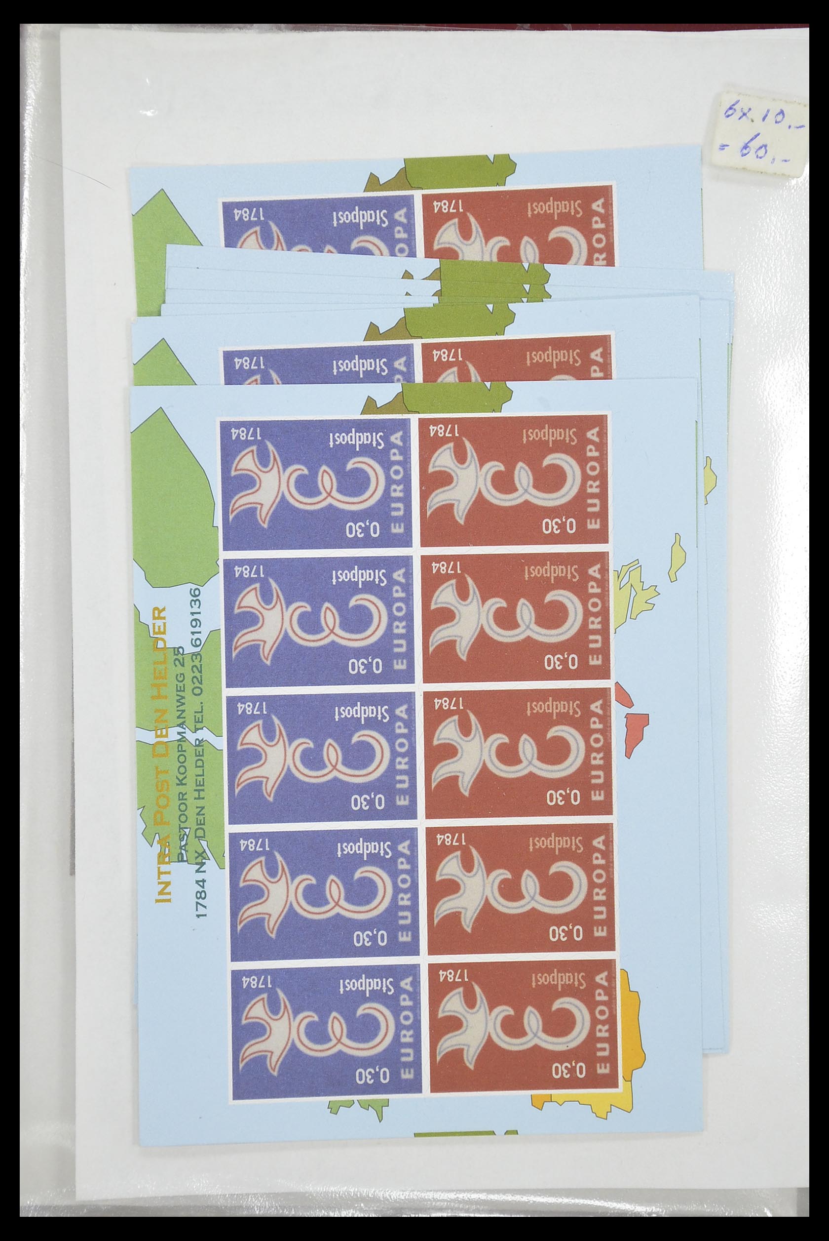 33543 191 - Postzegelverzameling 33543 Nederland stadspost 1969-2017.