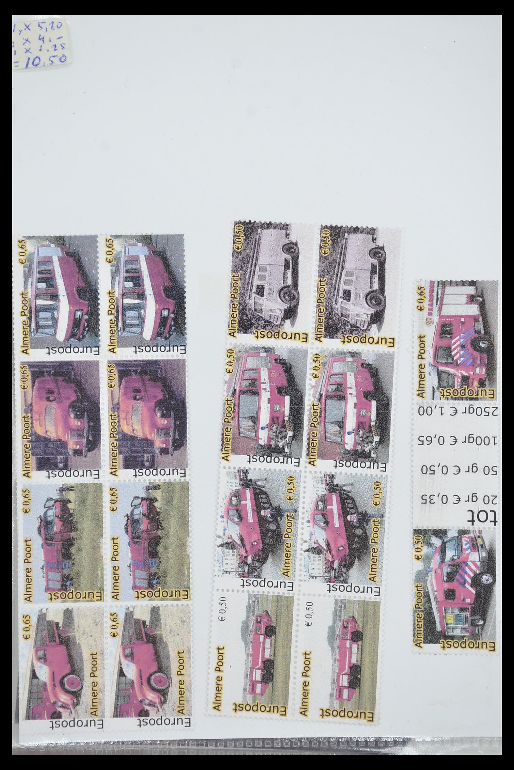 33543 228 - Postzegelverzameling 33543 Nederland stadspost 1969-2017.