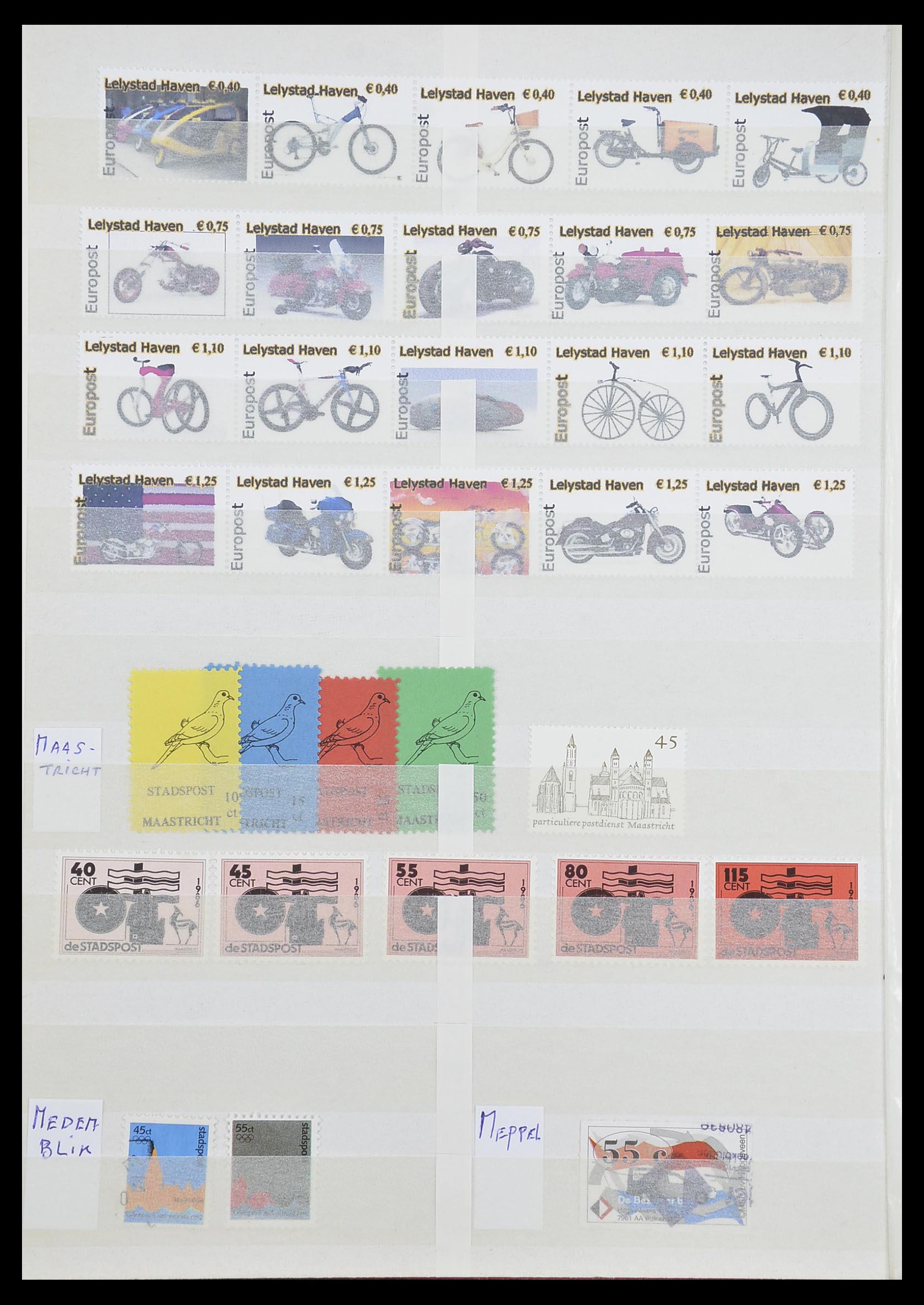 33543 304 - Postzegelverzameling 33543 Nederland stadspost 1969-2017.