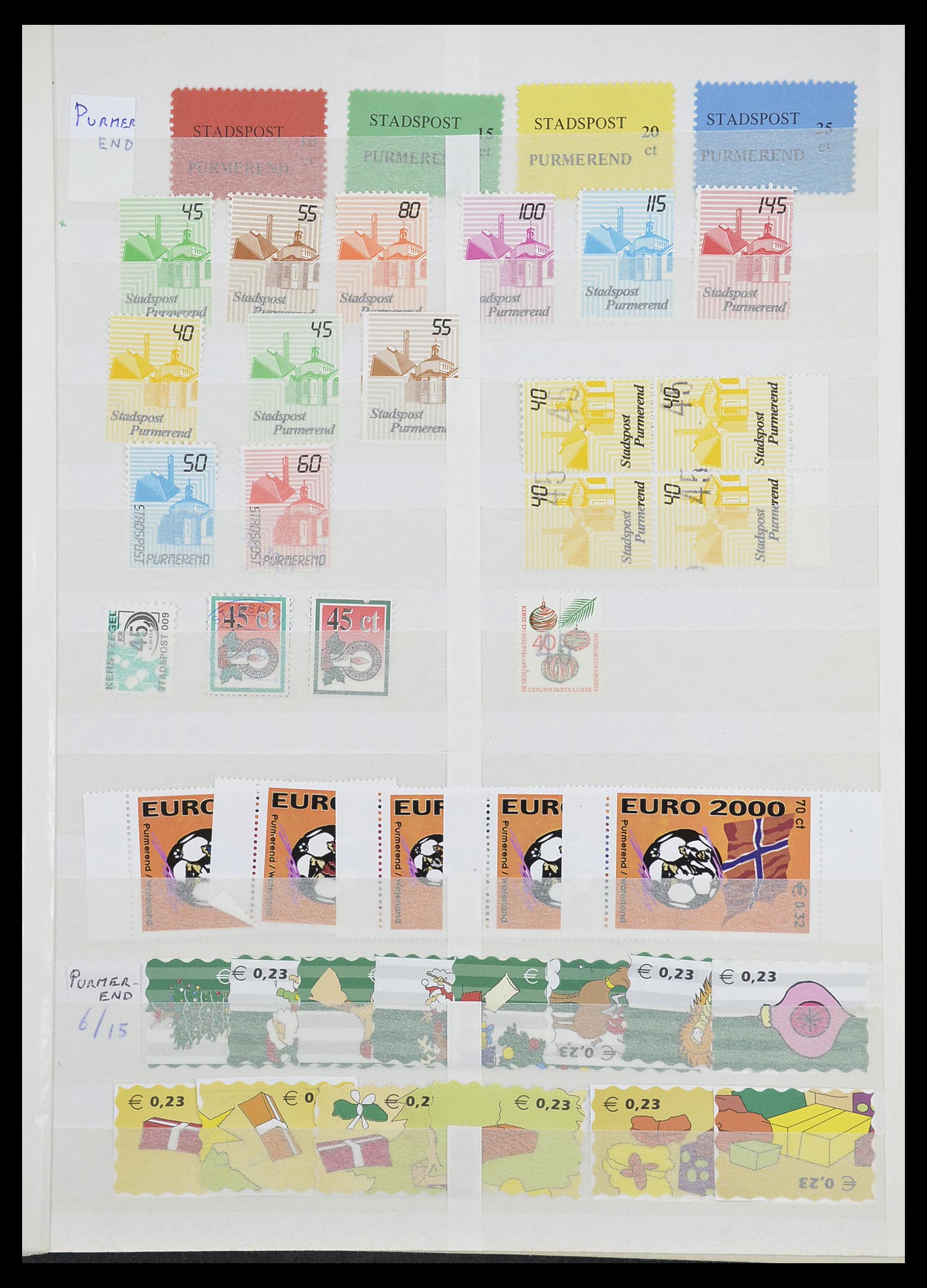 33543 313 - Postzegelverzameling 33543 Nederland stadspost 1969-2017.