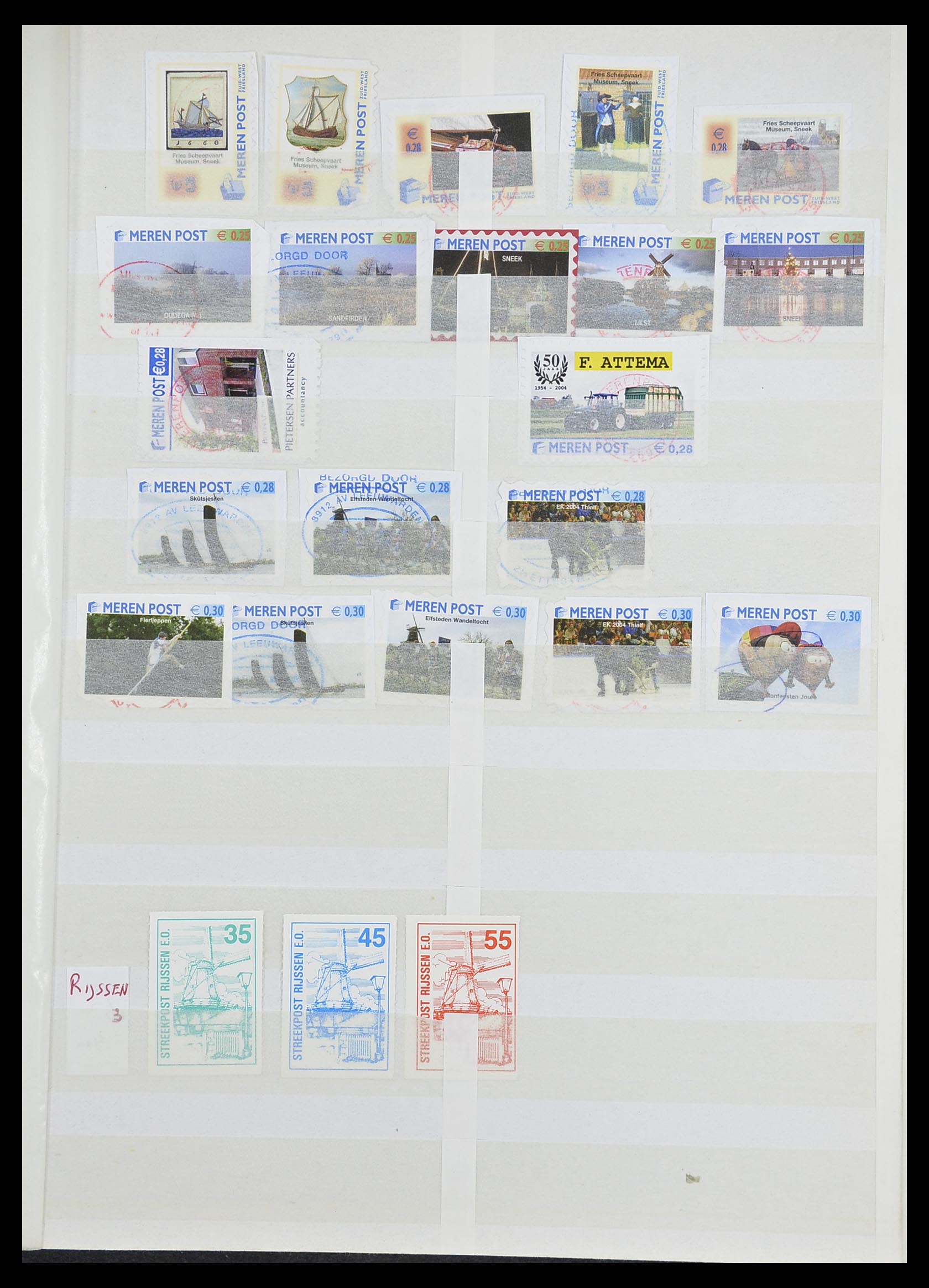 33543 315 - Postzegelverzameling 33543 Nederland stadspost 1969-2017.